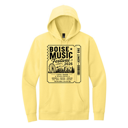 BMF 2026 - District® V.I.T.™ Fleece Hoodie - LIGHT YELLOW