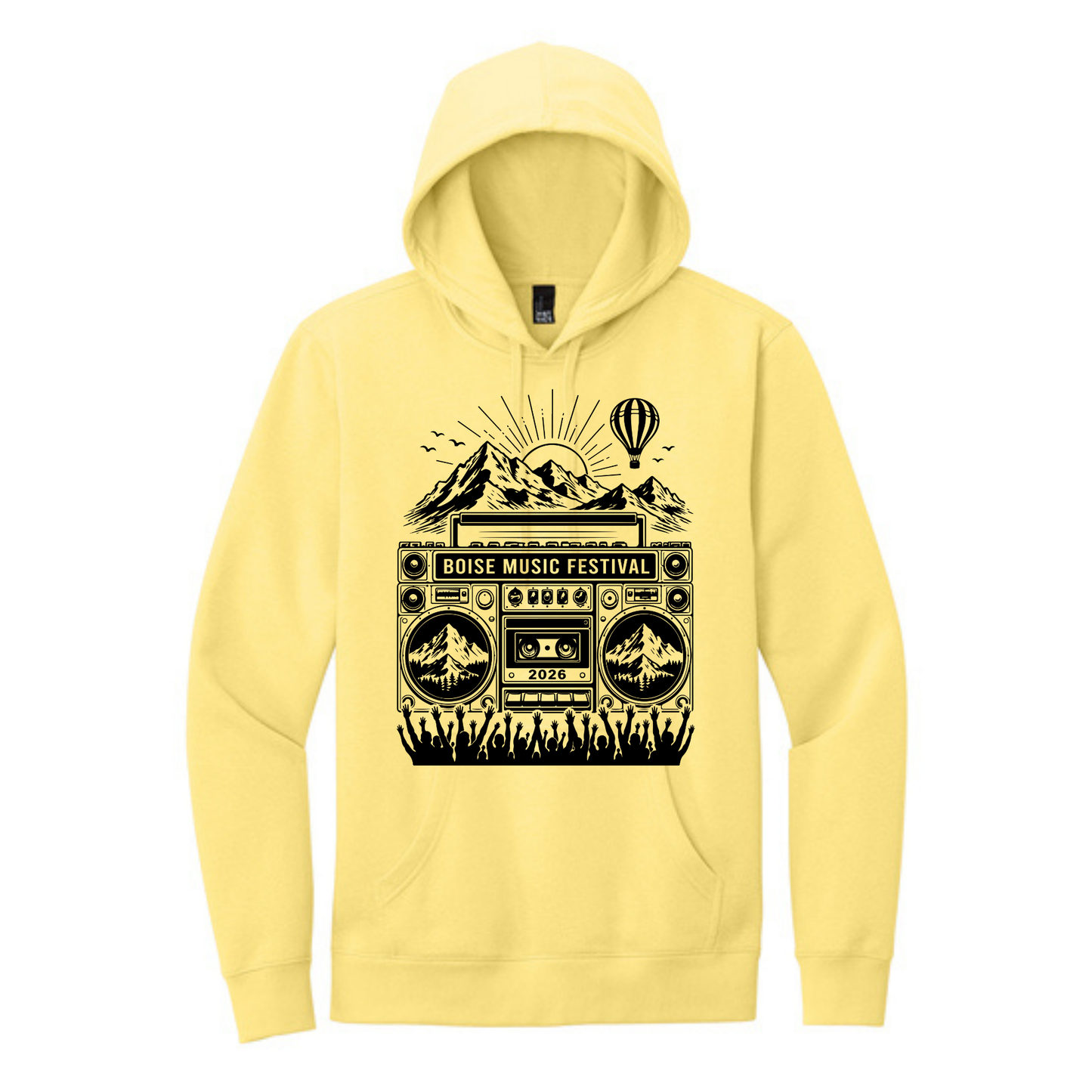 BMF 2026 - District® V.I.T.™ Fleece Hoodie - LIGHT YELLOW