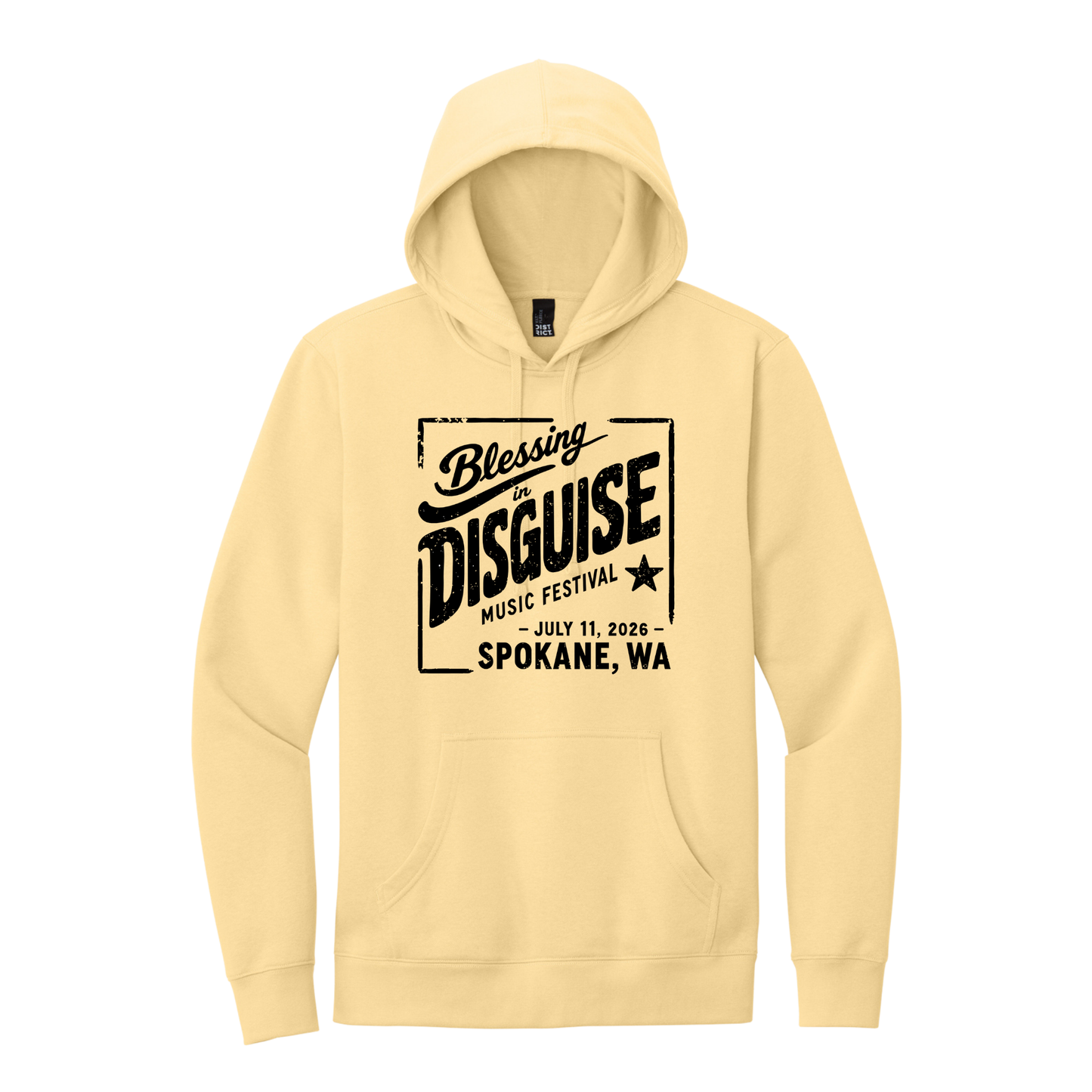 BID 2026 - District® V.I.T.™ Fleece Hoodie - LIGHT YELLOW
