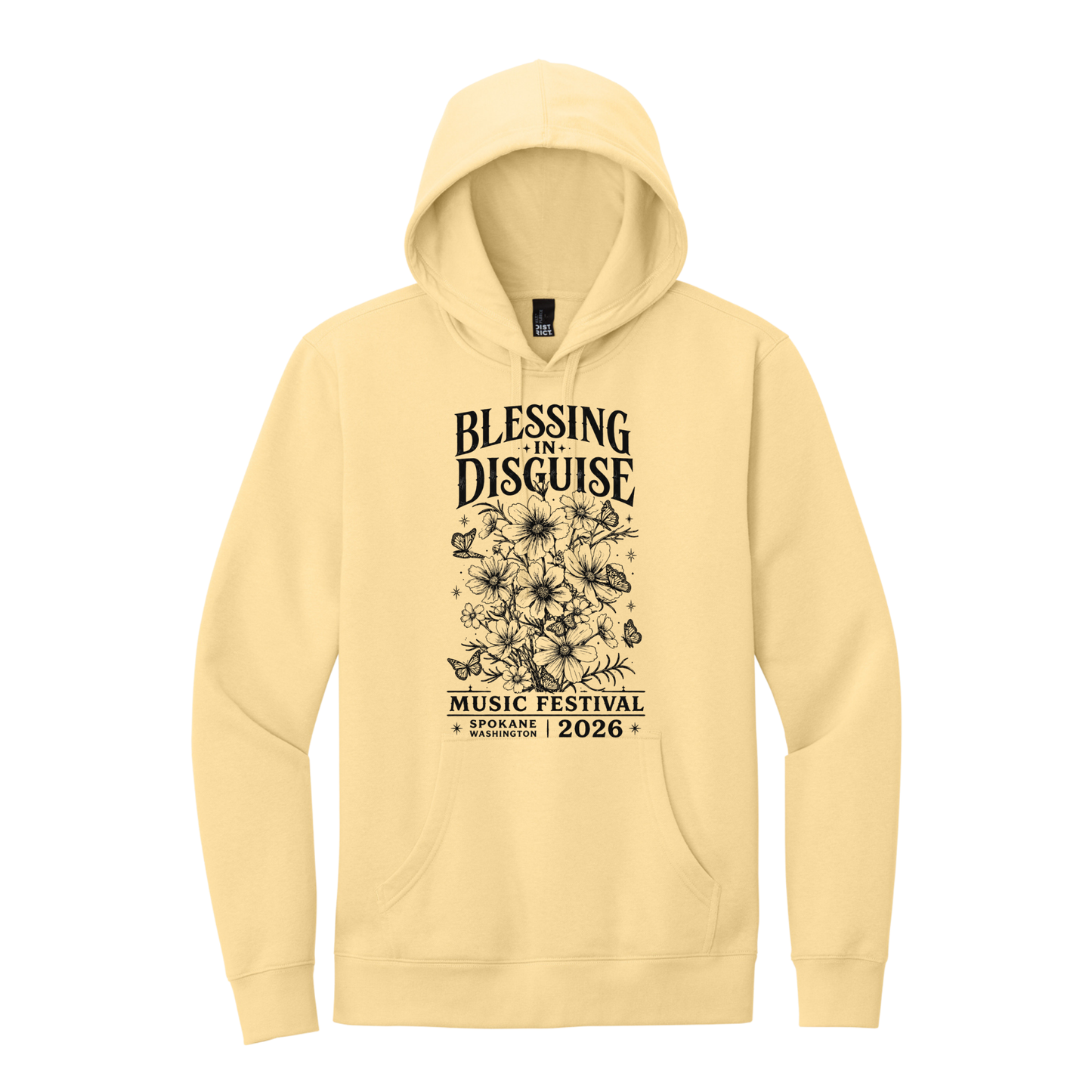 BID 2026 - District® V.I.T.™ Fleece Hoodie - LIGHT YELLOW