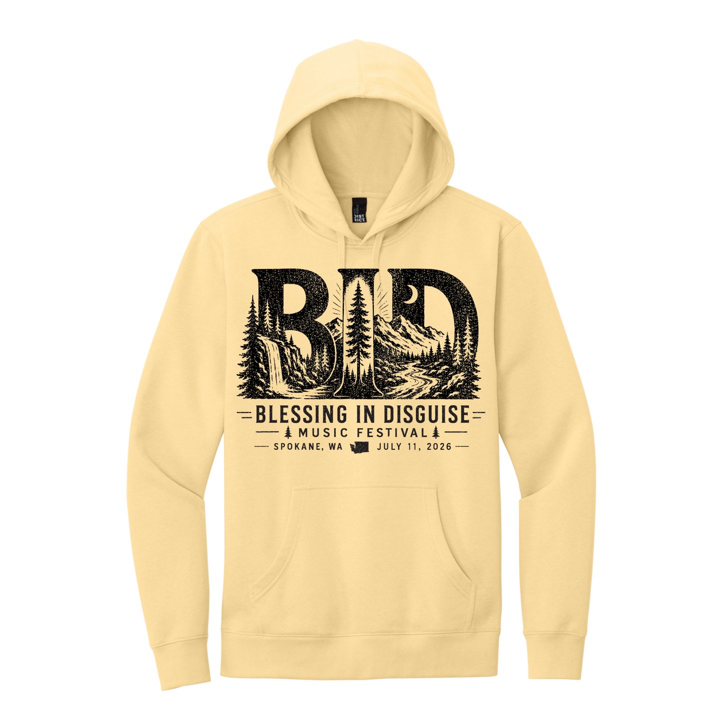 BID 2026 - District® V.I.T.™ Fleece Hoodie - LIGHT YELLOW