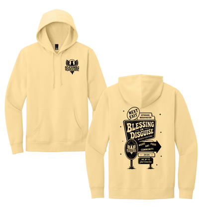 BID 2026 - District® V.I.T.™ Fleece Hoodie - LIGHT YELLOW