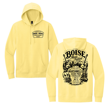 BMF 2026 - District® V.I.T.™ Fleece Hoodie - LIGHT YELLOW