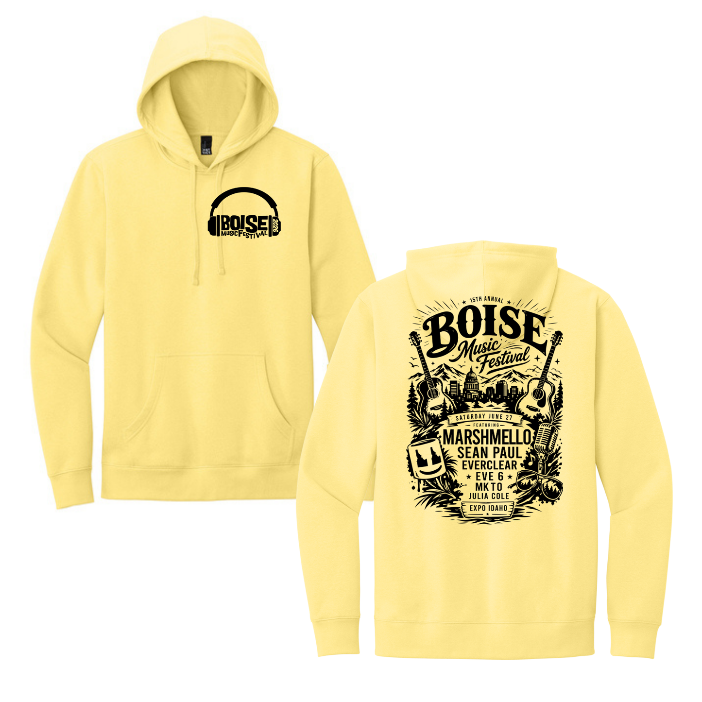 BMF 2026 - District® V.I.T.™ Fleece Hoodie - LIGHT YELLOW