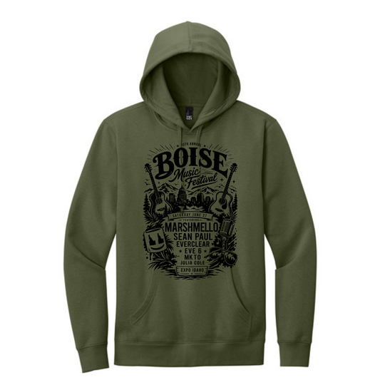 BMF 2026 - District® V.I.T.™ Fleece Hoodie - OLIVE