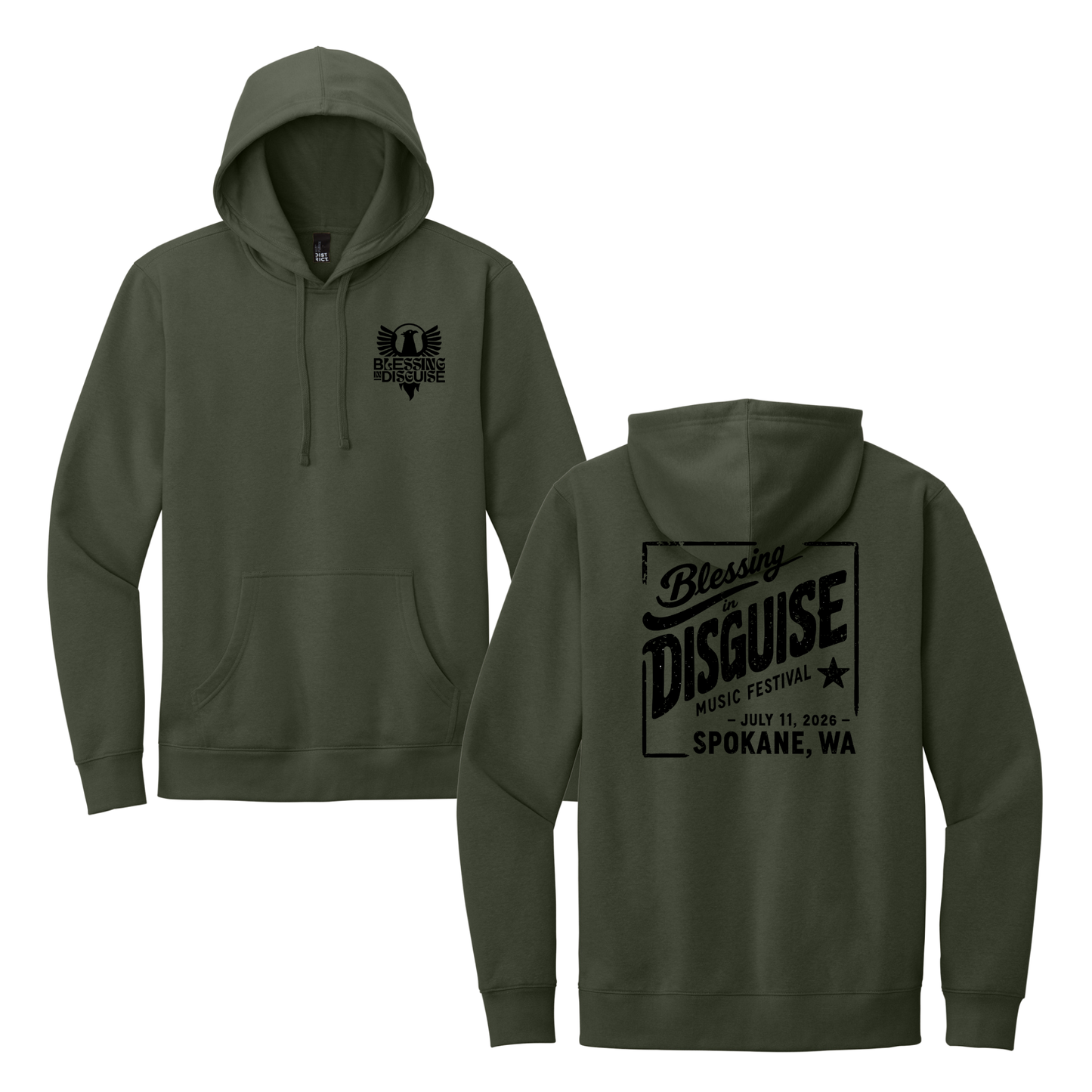 BID 2026 - District® V.I.T.™ Fleece Hoodie - OLIVE