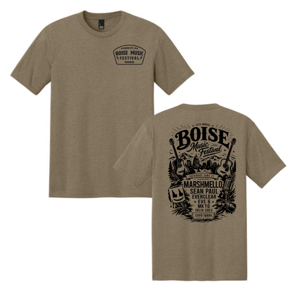BMF 2026 - District® Perfect Tri® Tee - COYOTE BROWN
