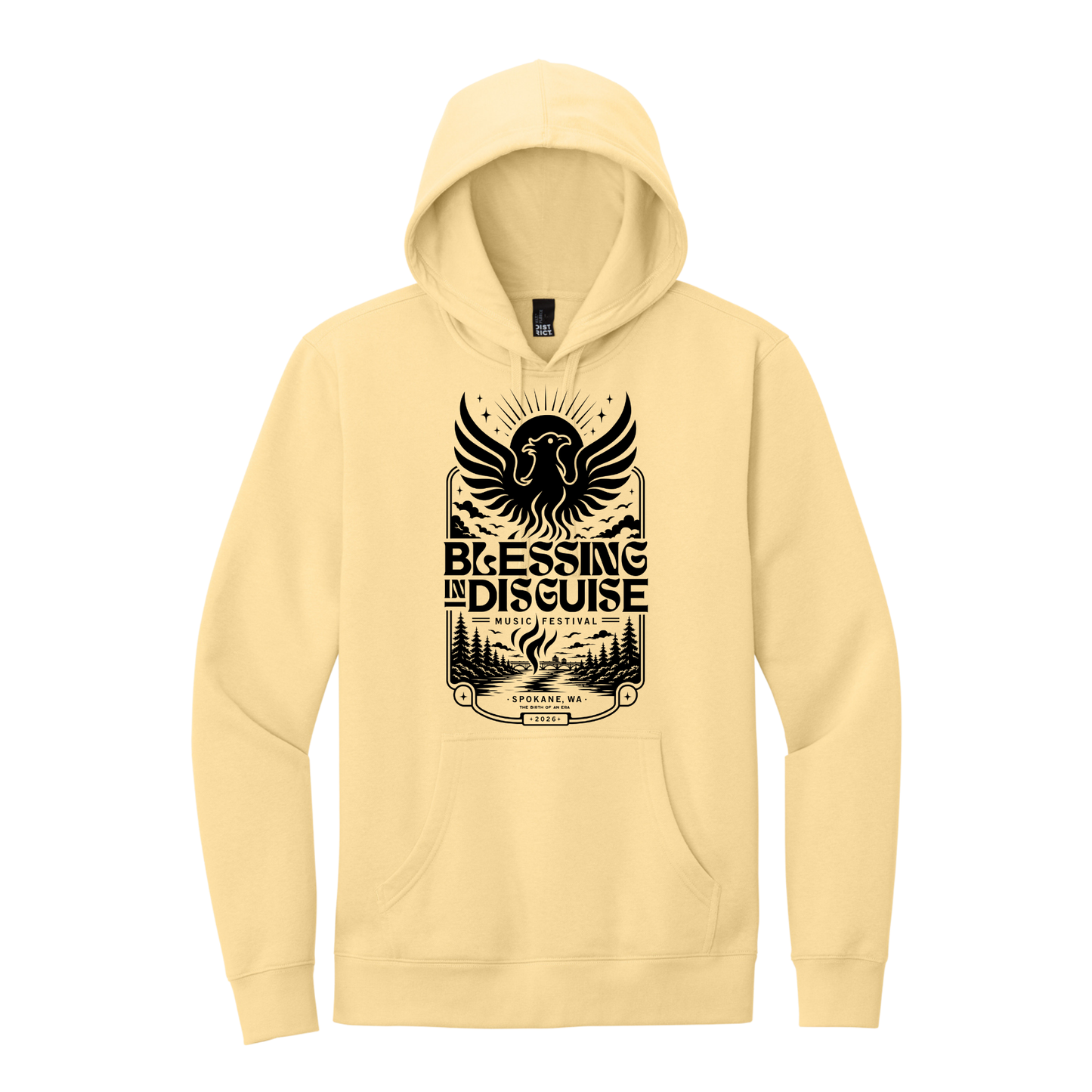 BID 2026 - District® V.I.T.™ Fleece Hoodie - LIGHT YELLOW