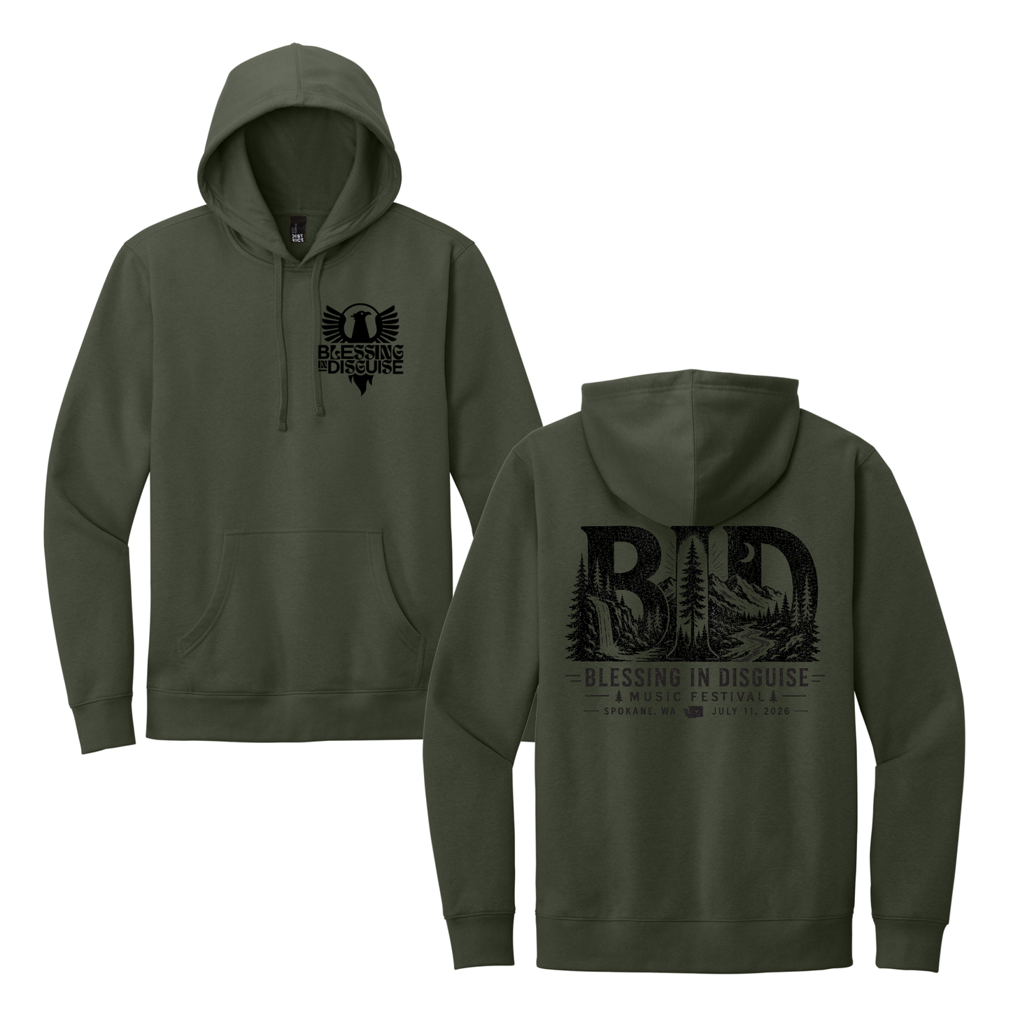 BID 2026 - District® V.I.T.™ Fleece Hoodie - OLIVE