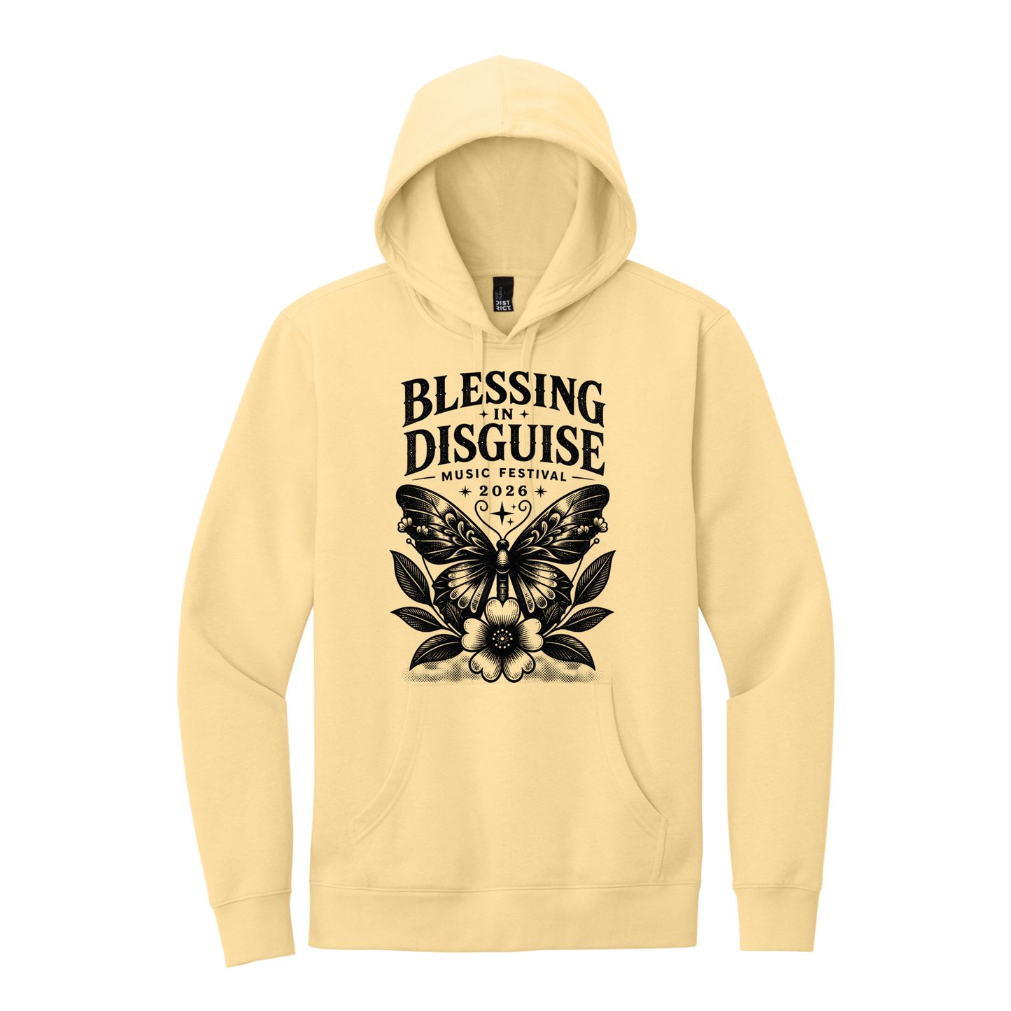 BID 2026 - District® V.I.T.™ Fleece Hoodie - LIGHT YELLOW