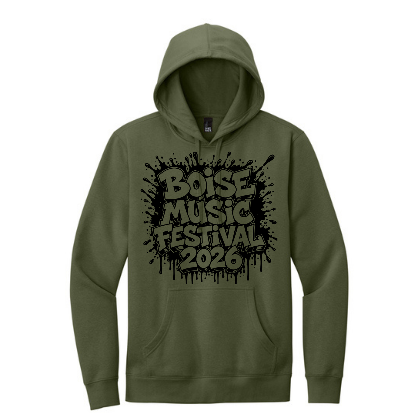 BMF 2026 - District® V.I.T.™ Fleece Hoodie - OLIVE