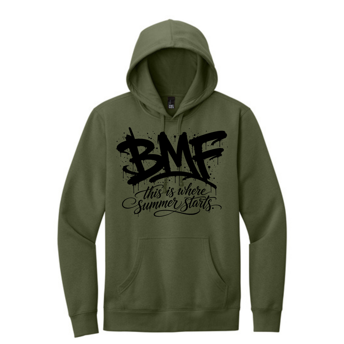 BMF 2026 - District® V.I.T.™ Fleece Hoodie - OLIVE