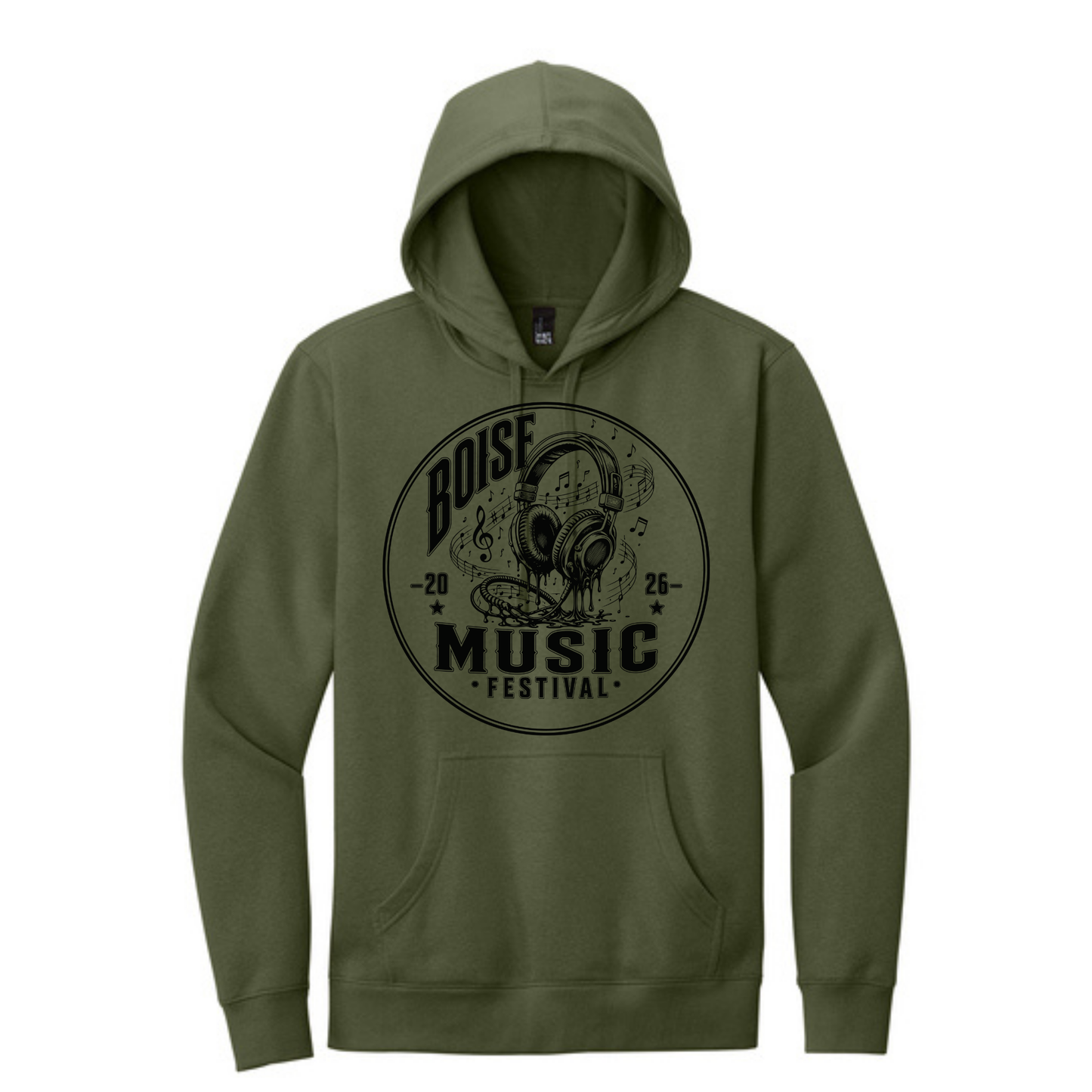 BMF 2026 - District® V.I.T.™ Fleece Hoodie - OLIVE