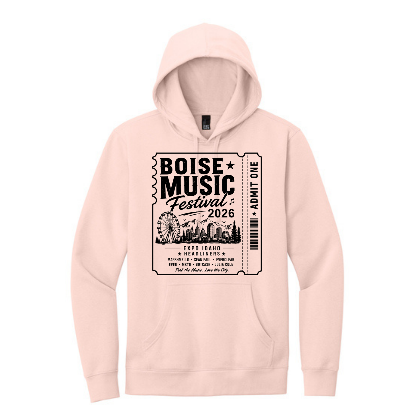 BMF 2026 - District® V.I.T.™ Fleece Hoodie - ROSEWATER PINK