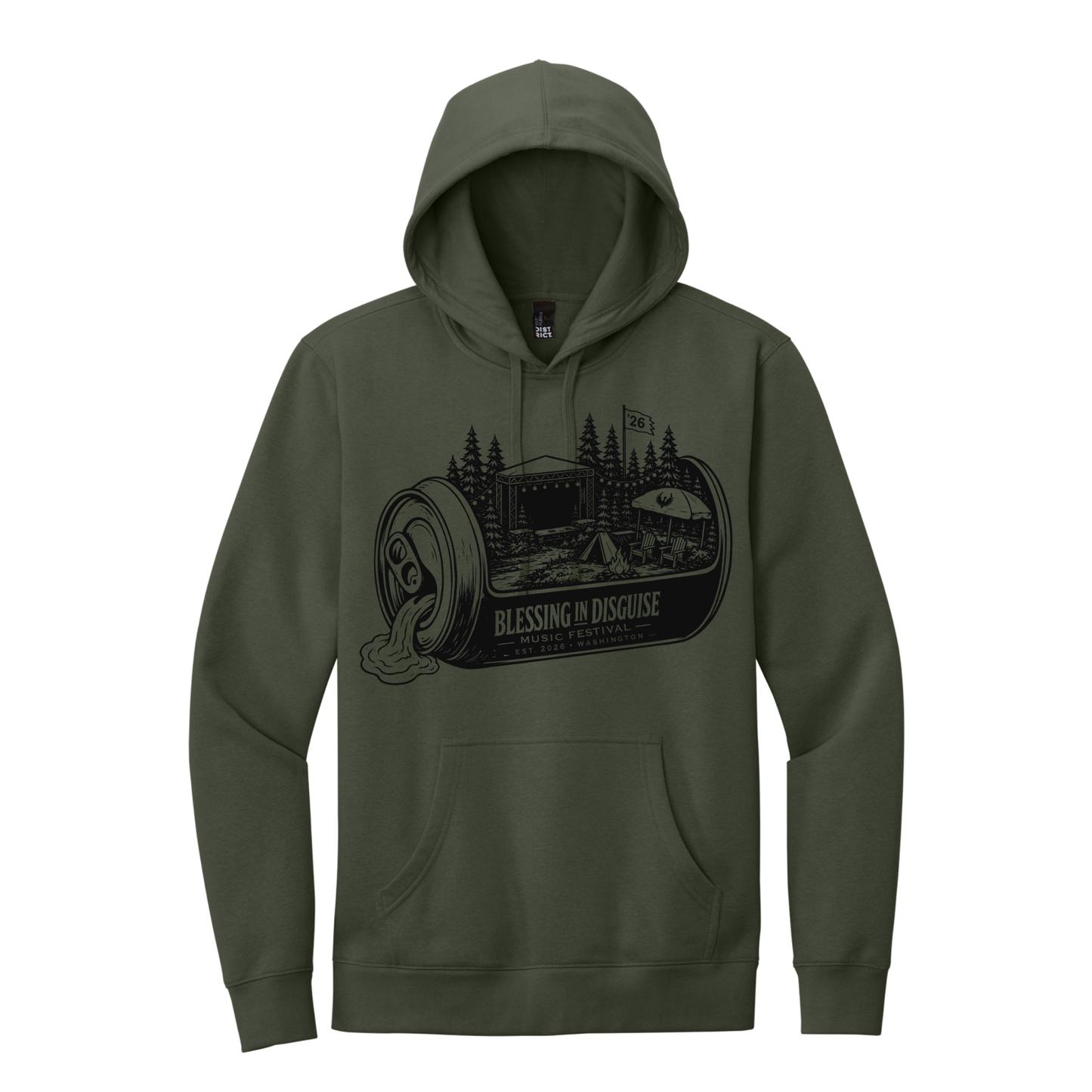 BID 2026 - District® V.I.T.™ Fleece Hoodie - OLIVE