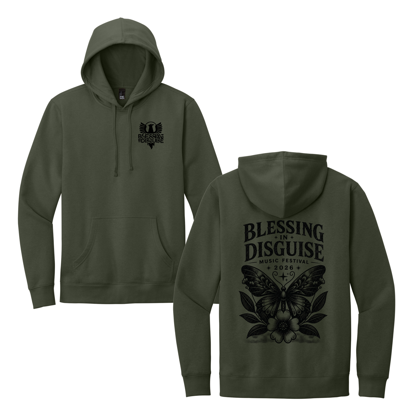 BID 2026 - District® V.I.T.™ Fleece Hoodie - OLIVE
