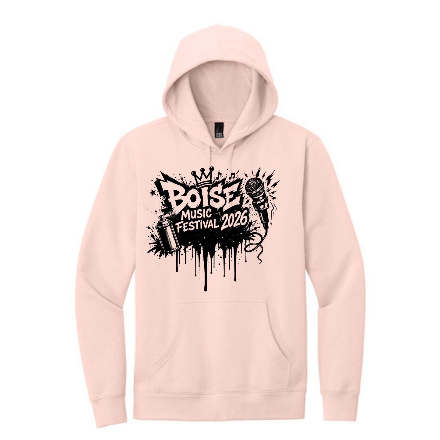 BMF 2026 - District® V.I.T.™ Fleece Hoodie - ROSEWATER PINK
