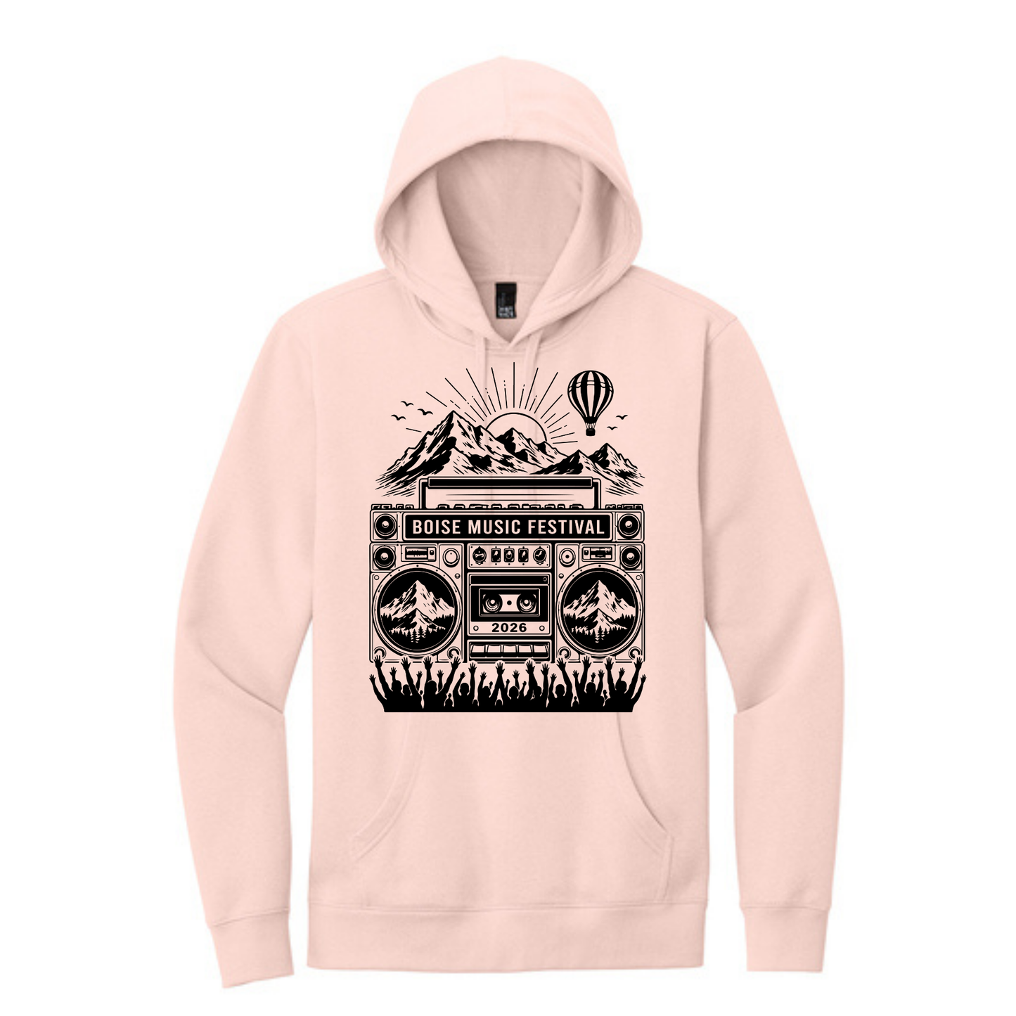BMF 2026 - District® V.I.T.™ Fleece Hoodie - ROSEWATER PINK