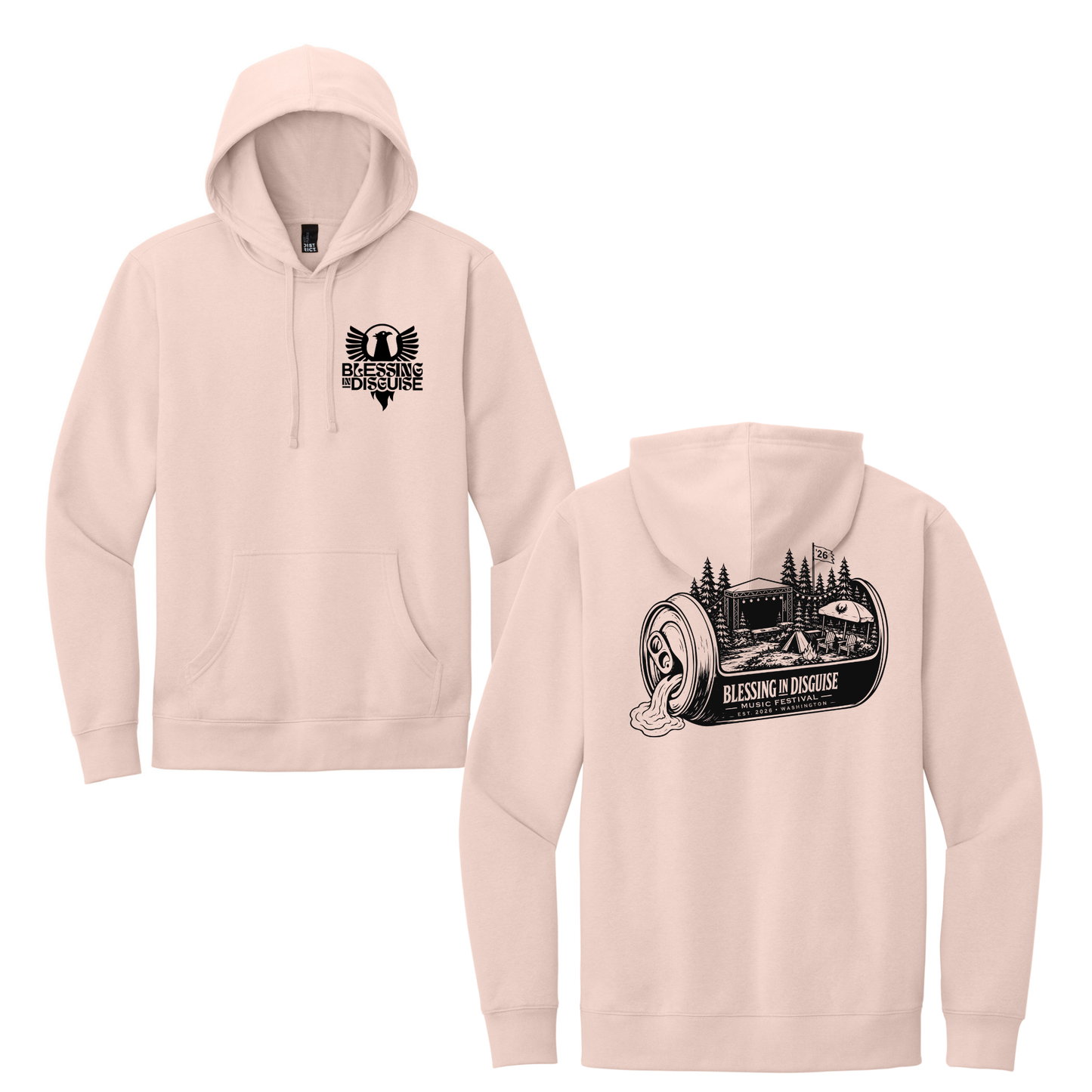 BID 2026 - District® V.I.T.™ Fleece Hoodie - ROSEWATER PINK