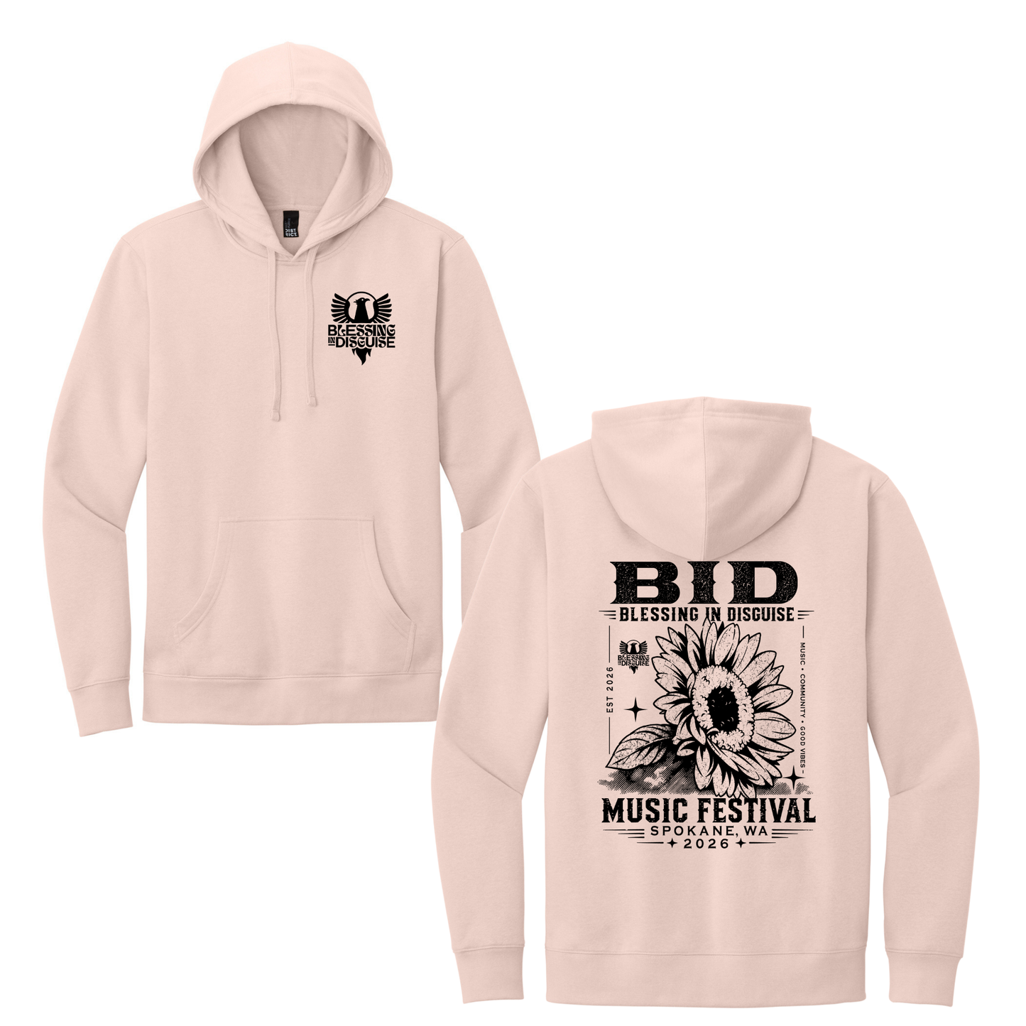 BID 2026 - District® V.I.T.™ Fleece Hoodie - ROSEWATER PINK