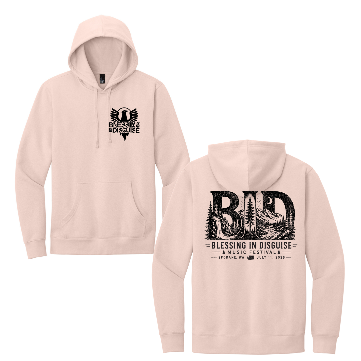 BID 2026 - District® V.I.T.™ Fleece Hoodie - ROSEWATER PINK