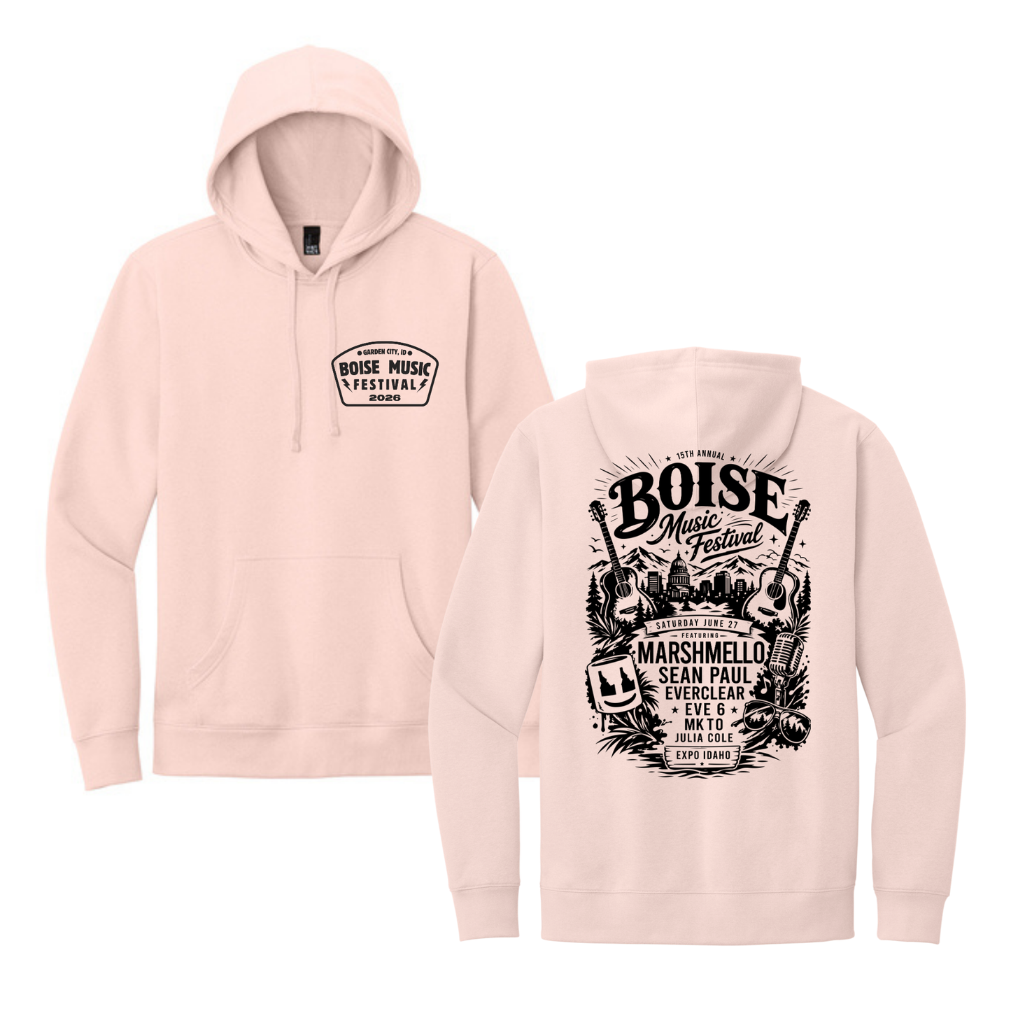 BMF 2026 - District® V.I.T.™ Fleece Hoodie - ROSEWATER PINK
