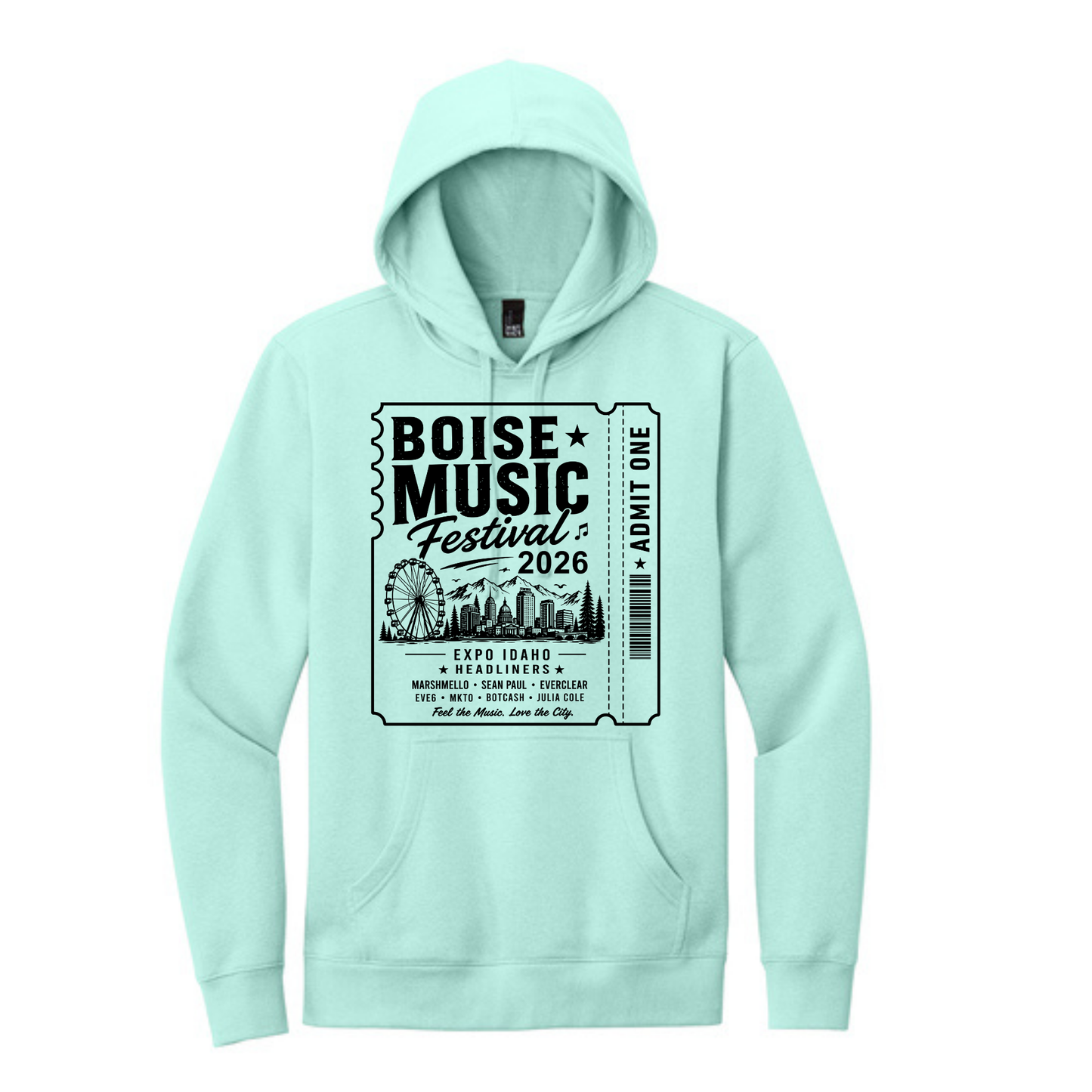 BMF 2026 - District® V.I.T.™ Fleece Hoodie - SEA MIST
