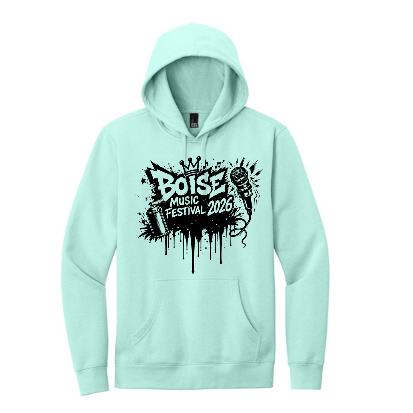 BMF 2026 - District® V.I.T.™ Fleece Hoodie - SEA MIST