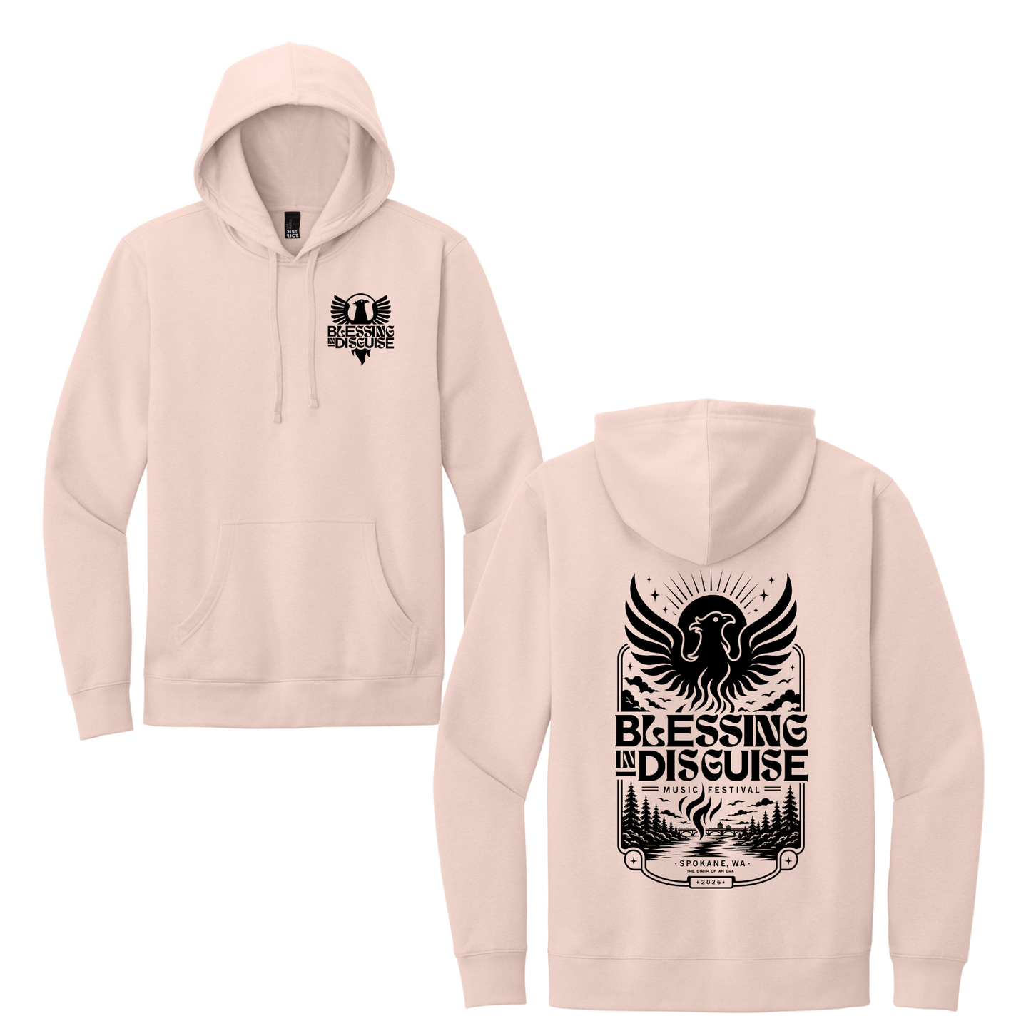 BID 2026 - District® V.I.T.™ Fleece Hoodie - ROSEWATER PINK