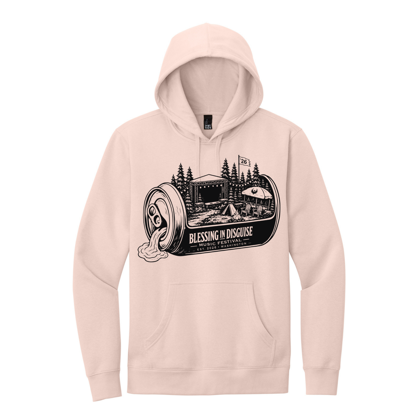 BID 2026 - District® V.I.T.™ Fleece Hoodie - ROSEWATER PINK