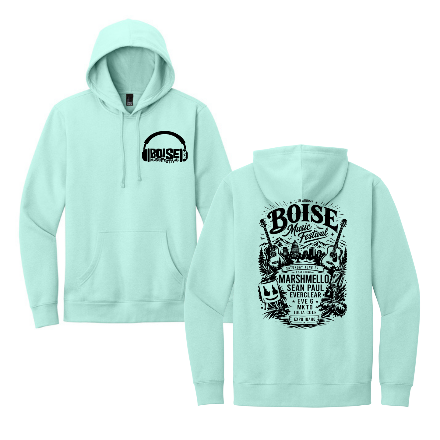 BMF 2026 - District® V.I.T.™ Fleece Hoodie - SEA MIST