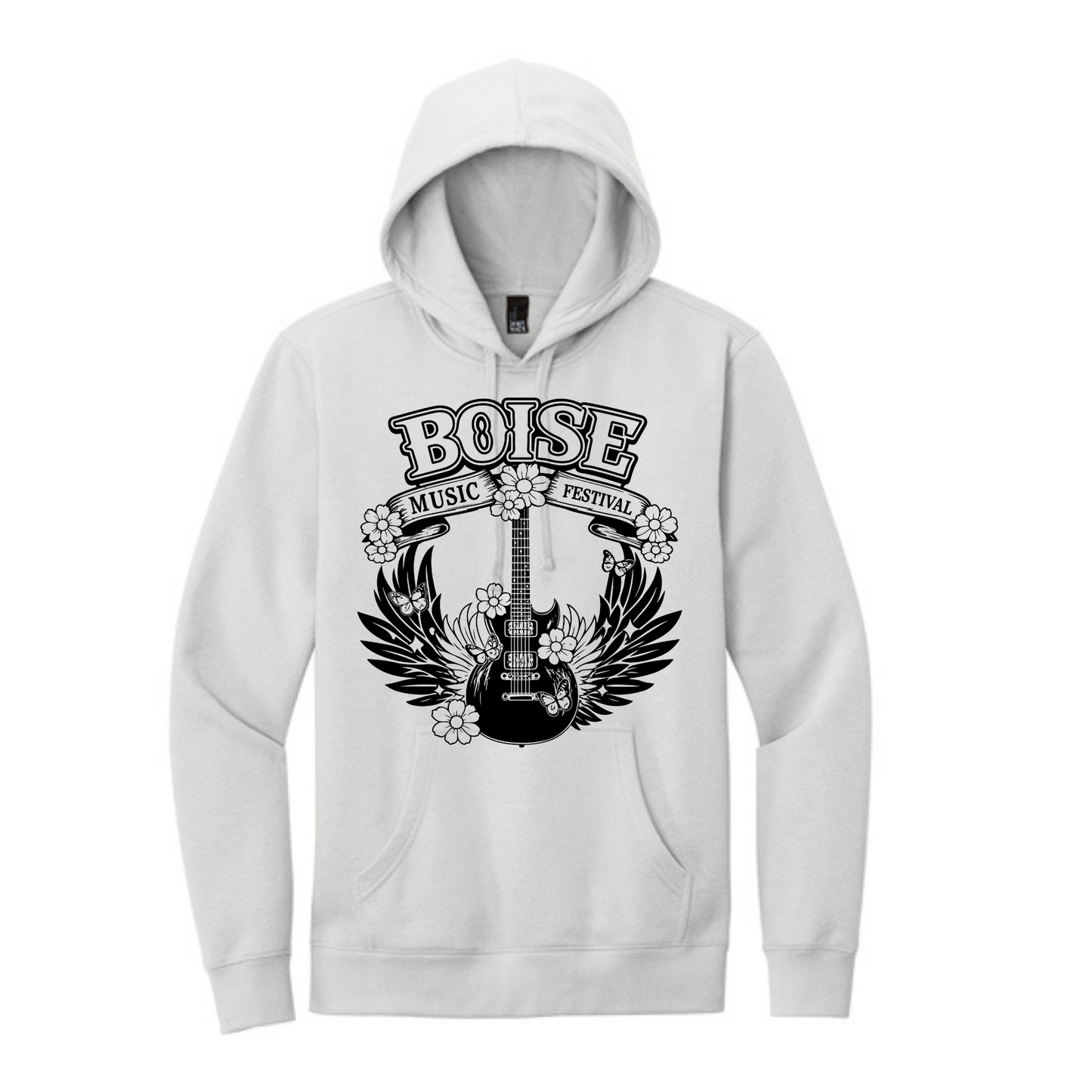 BMF 2026 - District® V.I.T.™ Fleece Hoodie - WHITE SMOKE