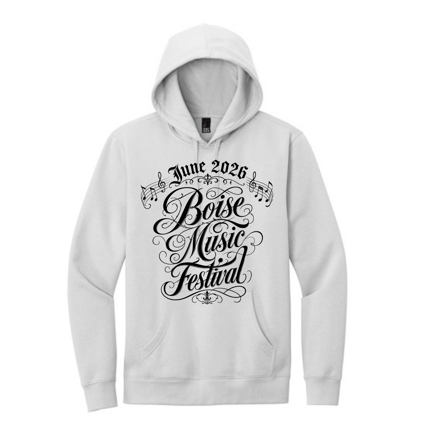 BMF 2026 - District® V.I.T.™ Fleece Hoodie - WHITE SMOKE