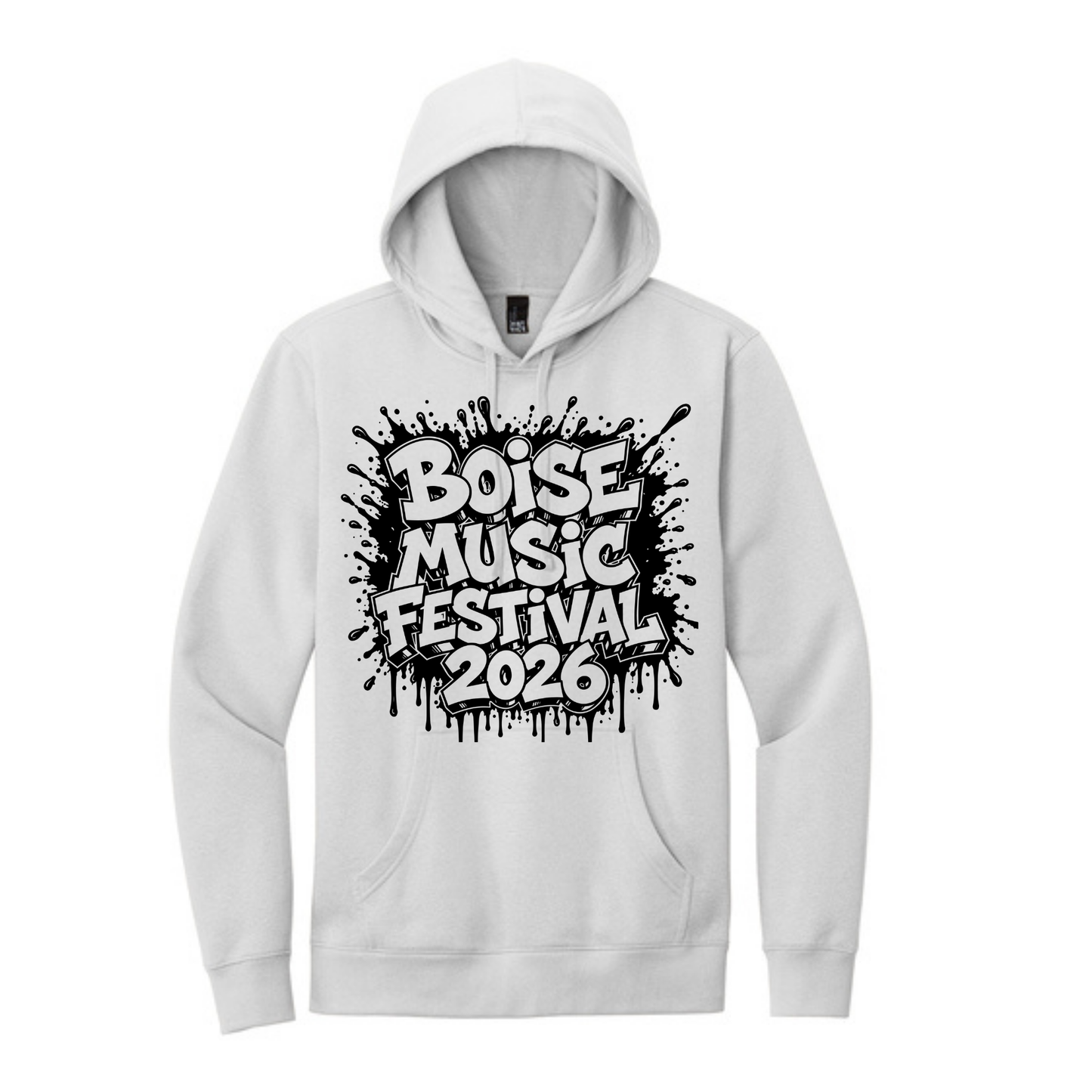 BMF 2026 - District® V.I.T.™ Fleece Hoodie - WHITE SMOKE