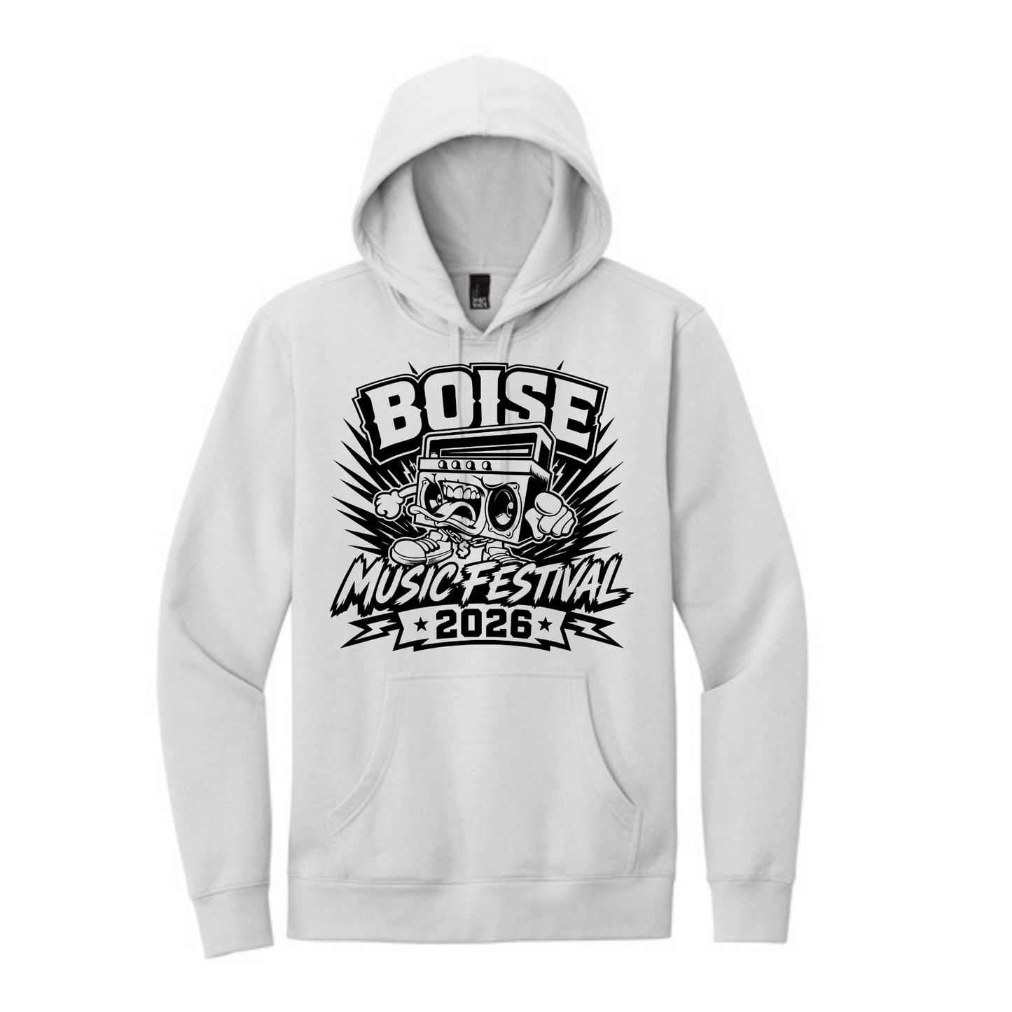 BMF 2026 - District® V.I.T.™ Fleece Hoodie - WHITE SMOKE