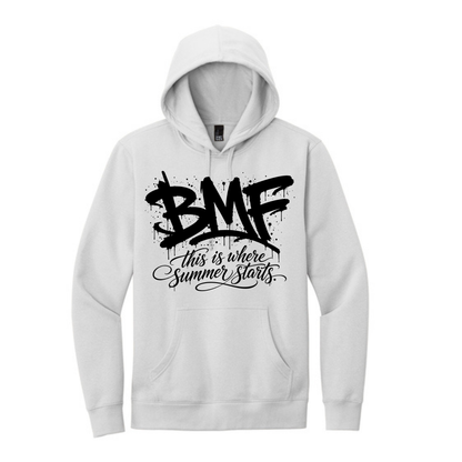 BMF 2026 - District® V.I.T.™ Fleece Hoodie - WHITE SMOKE