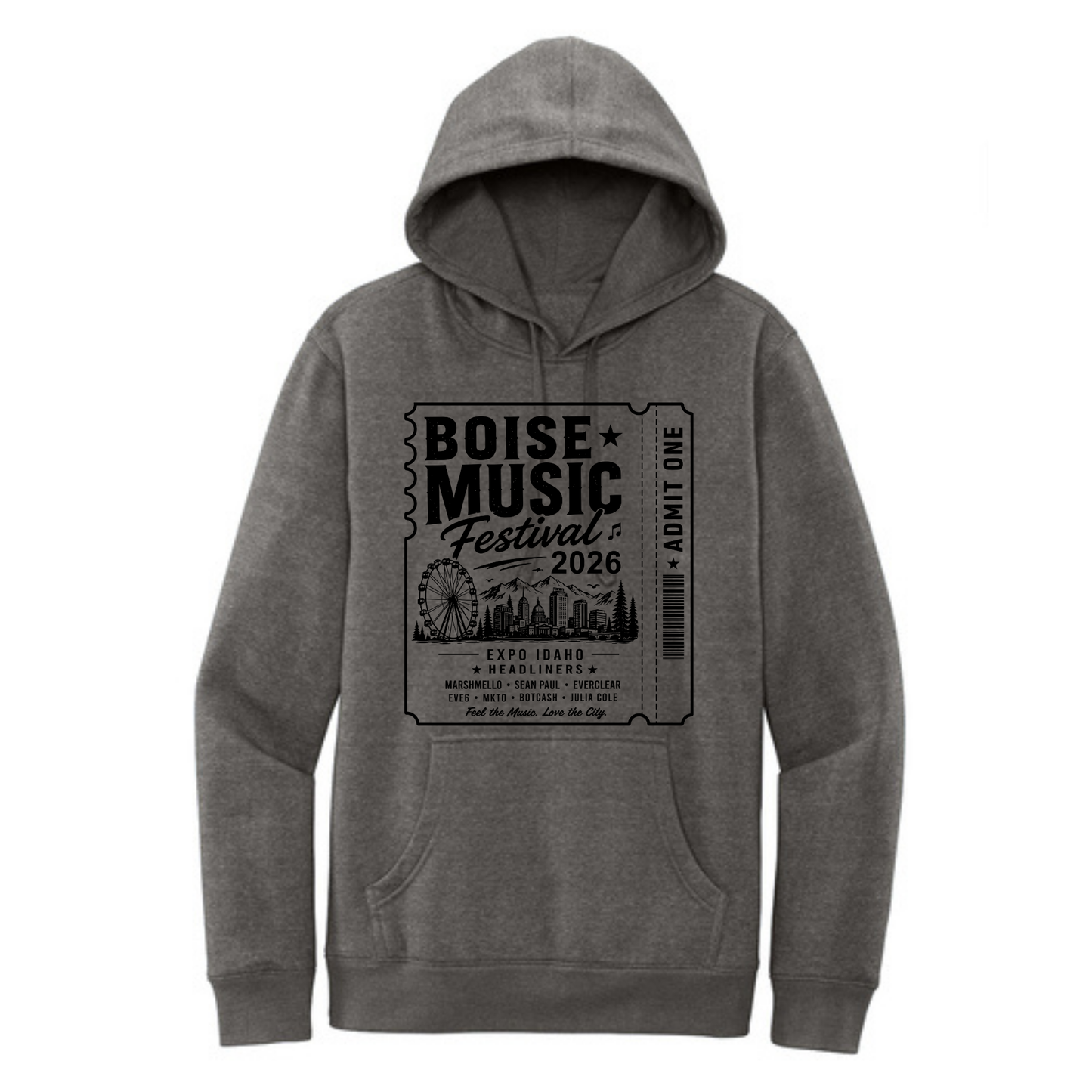 BMF 2026 - District® V.I.T.™ Fleece Hoodie - GREY FROST