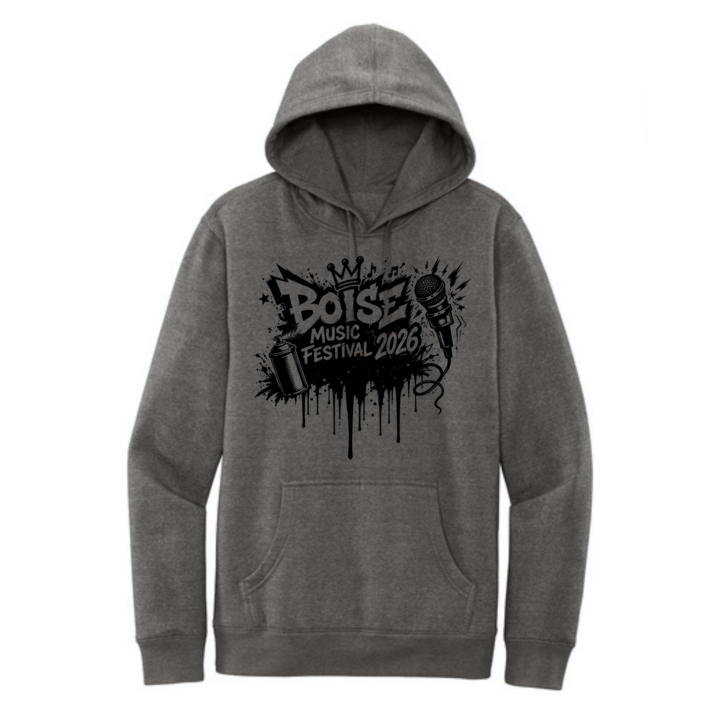 BMF 2026 - District® V.I.T.™ Fleece Hoodie - GREY FROST