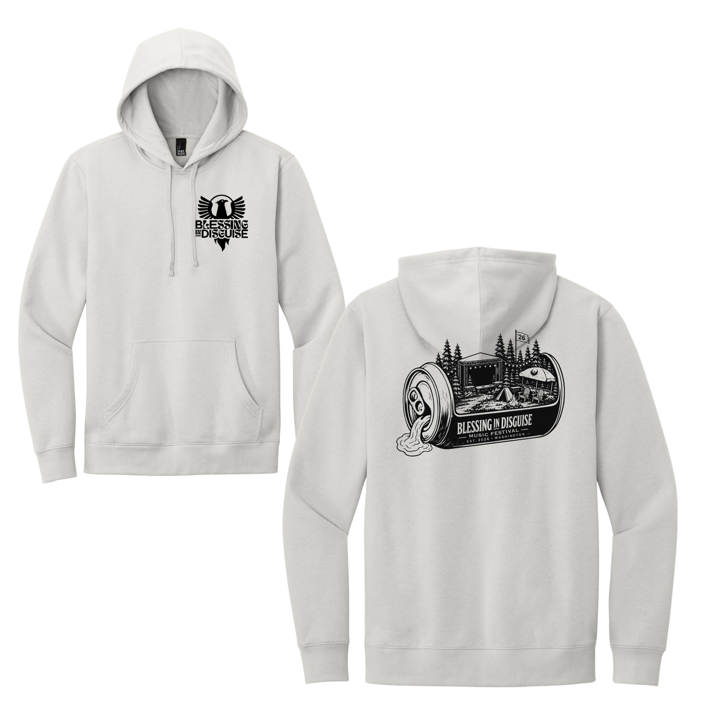 BID 2026 - District® V.I.T.™ Fleece Hoodie - WHITE SMOKE