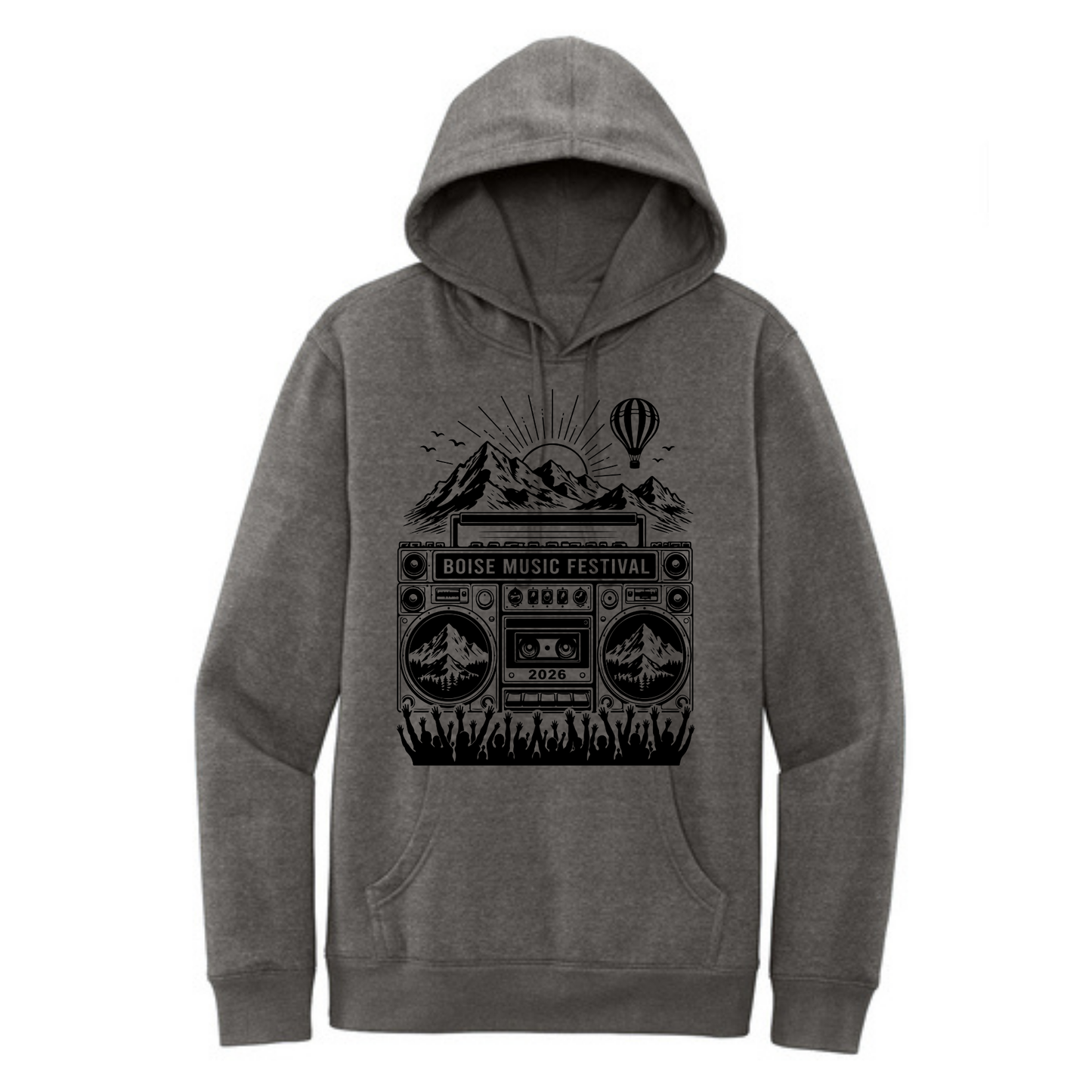 BMF 2026 - District® V.I.T.™ Fleece Hoodie - GREY FROST