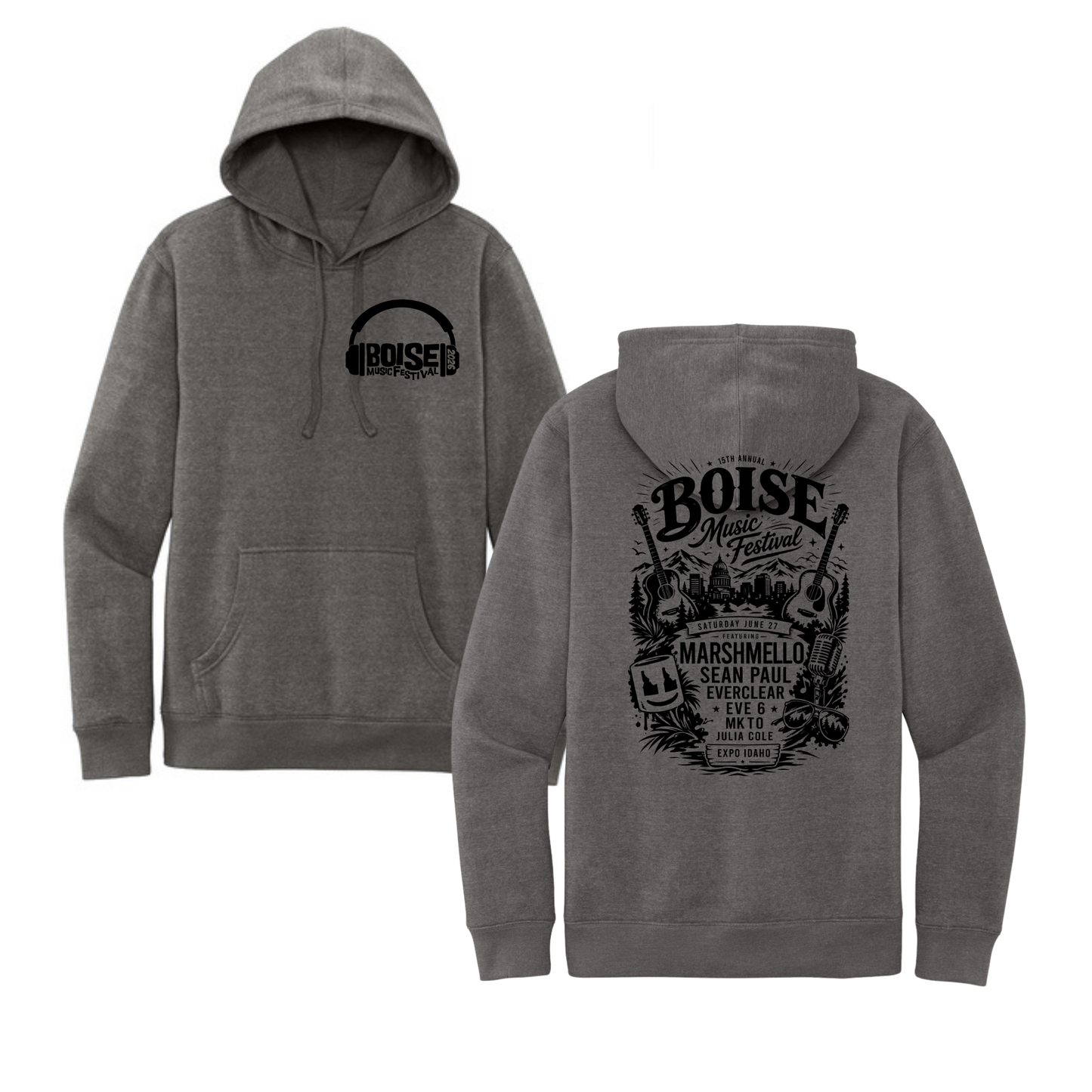 BMF 2026 - District® V.I.T.™ Fleece Hoodie - GREY FROST