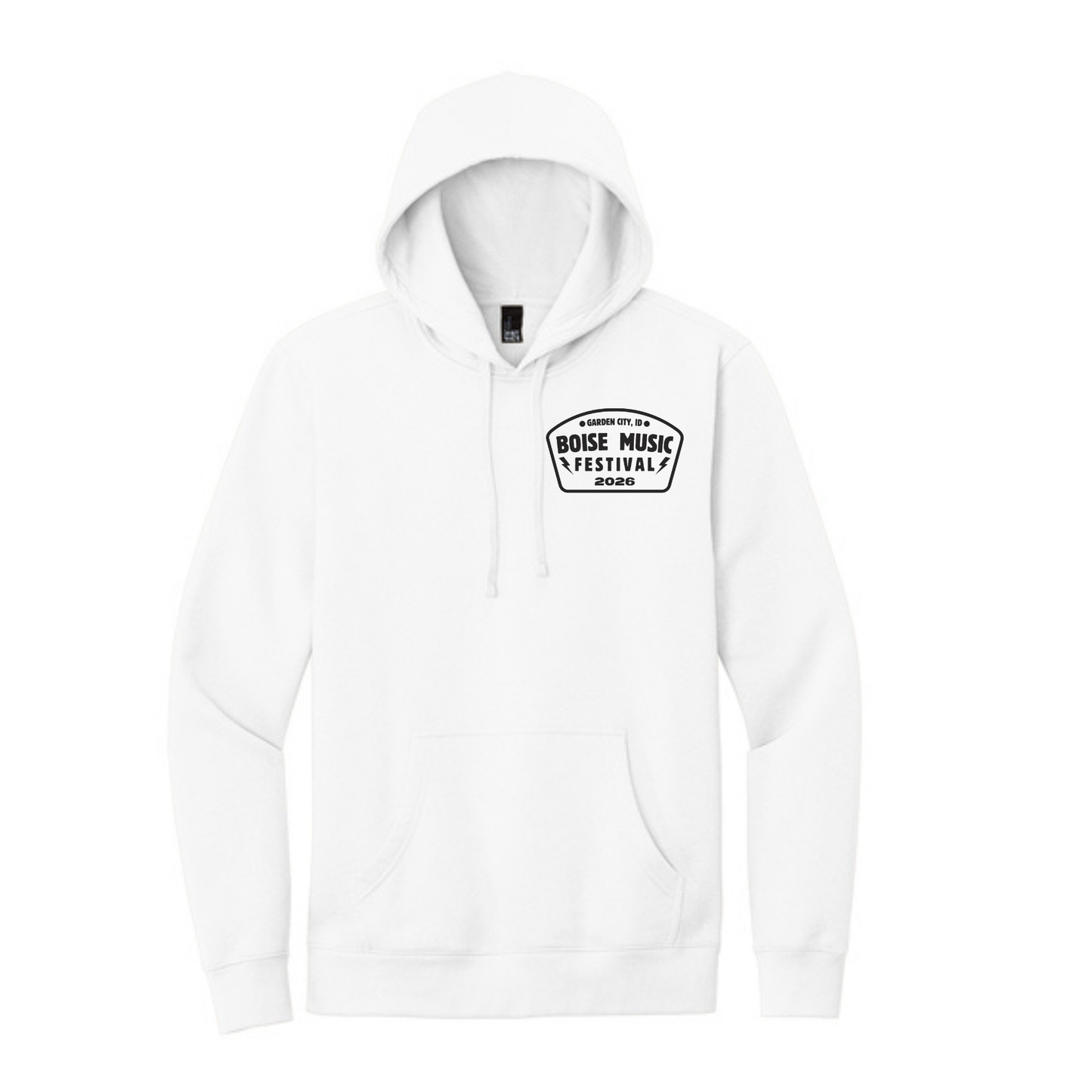 BMF 2026 - District® V.I.T.™ Fleece Hoodie - WHITE