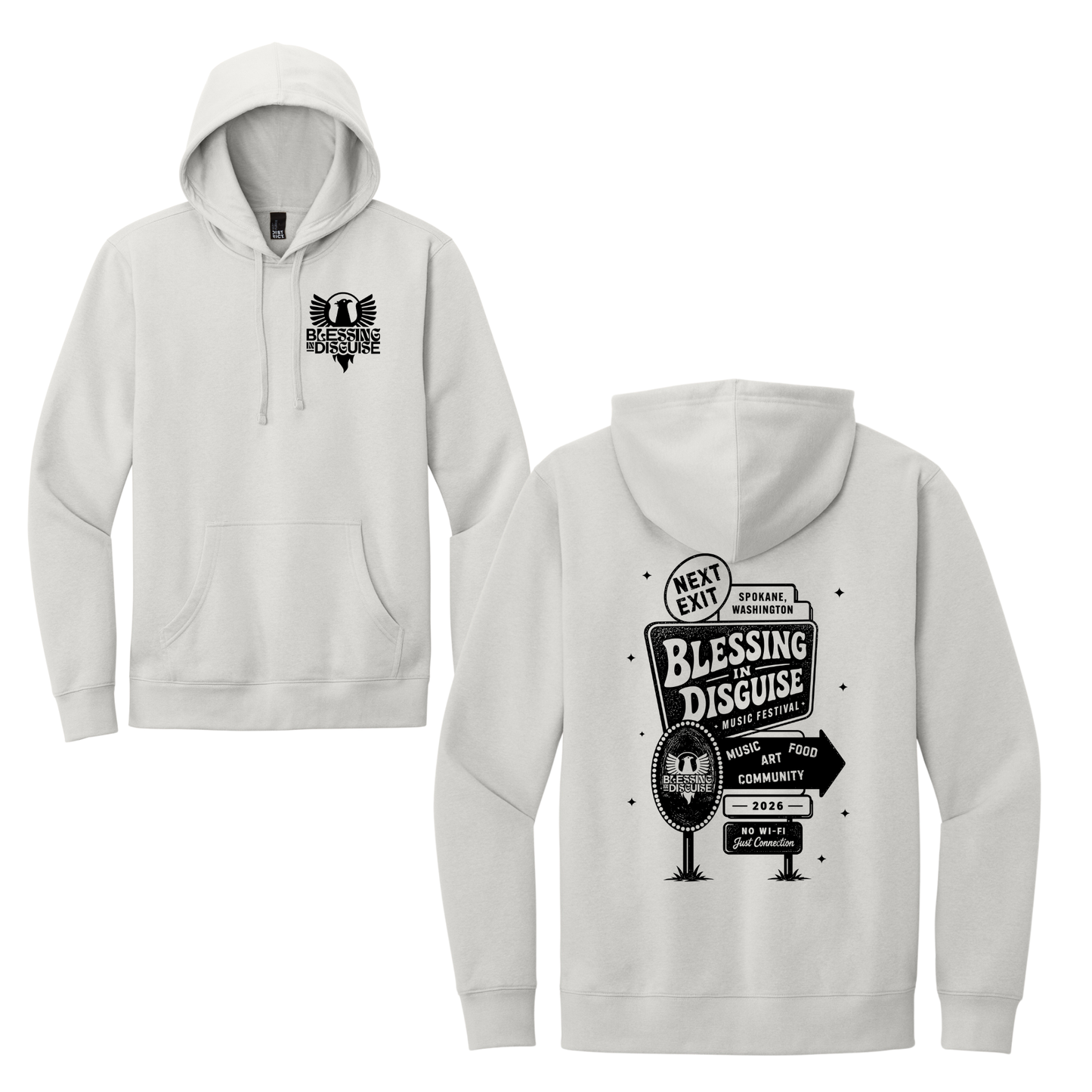 BID 2026 - District® V.I.T.™ Fleece Hoodie - WHITE SMOKE