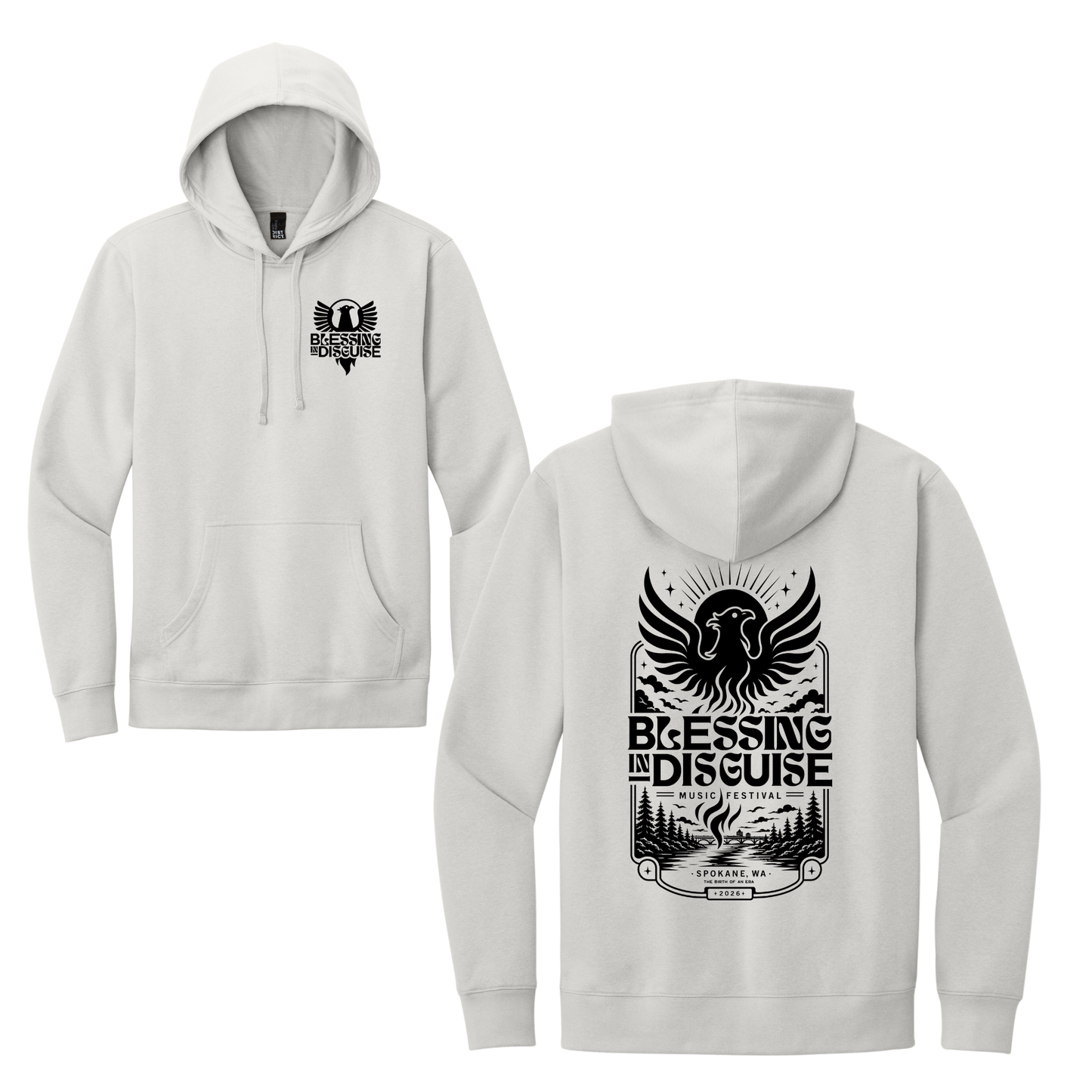 BID 2026 - District® V.I.T.™ Fleece Hoodie - WHITE SMOKE