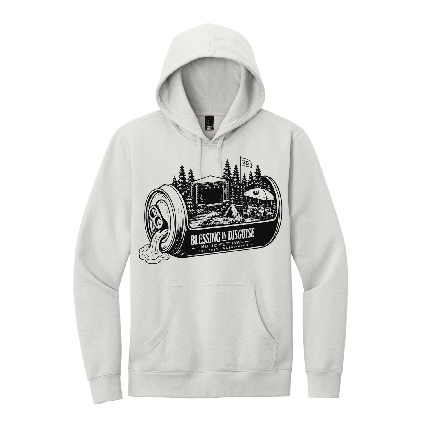 BID 2026 - District® V.I.T.™ Fleece Hoodie - WHITE SMOKE