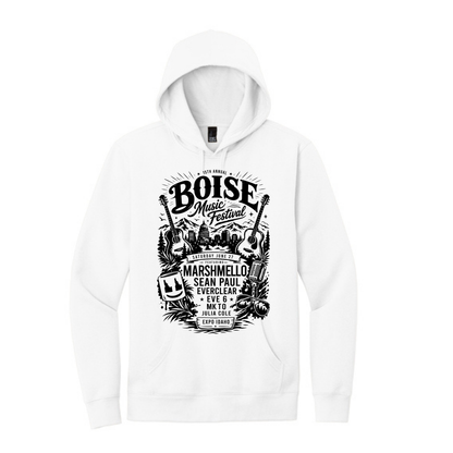 BMF 2026 - District® V.I.T.™ Fleece Hoodie - WHITE
