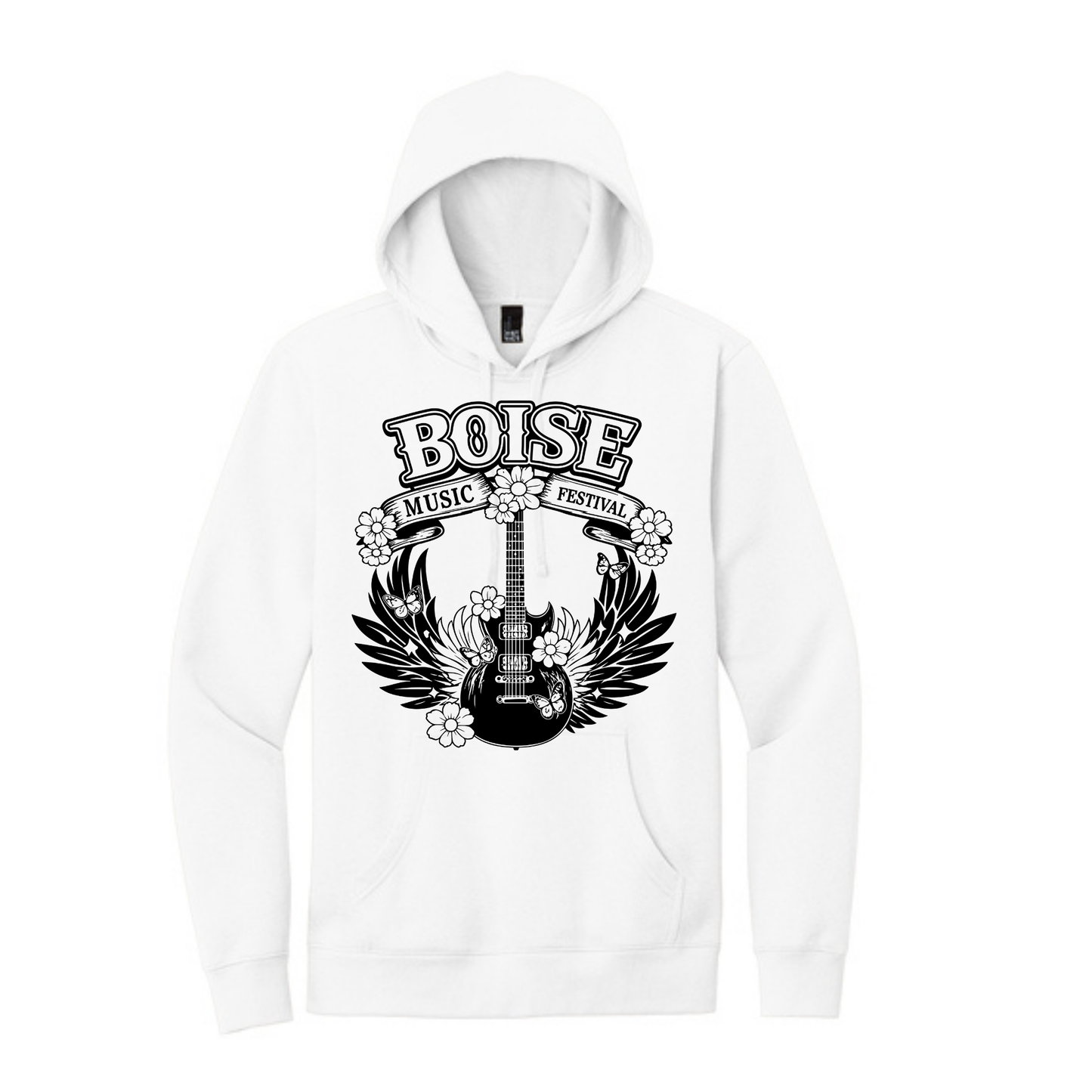 BMF 2026 - District® V.I.T.™ Fleece Hoodie - WHITE