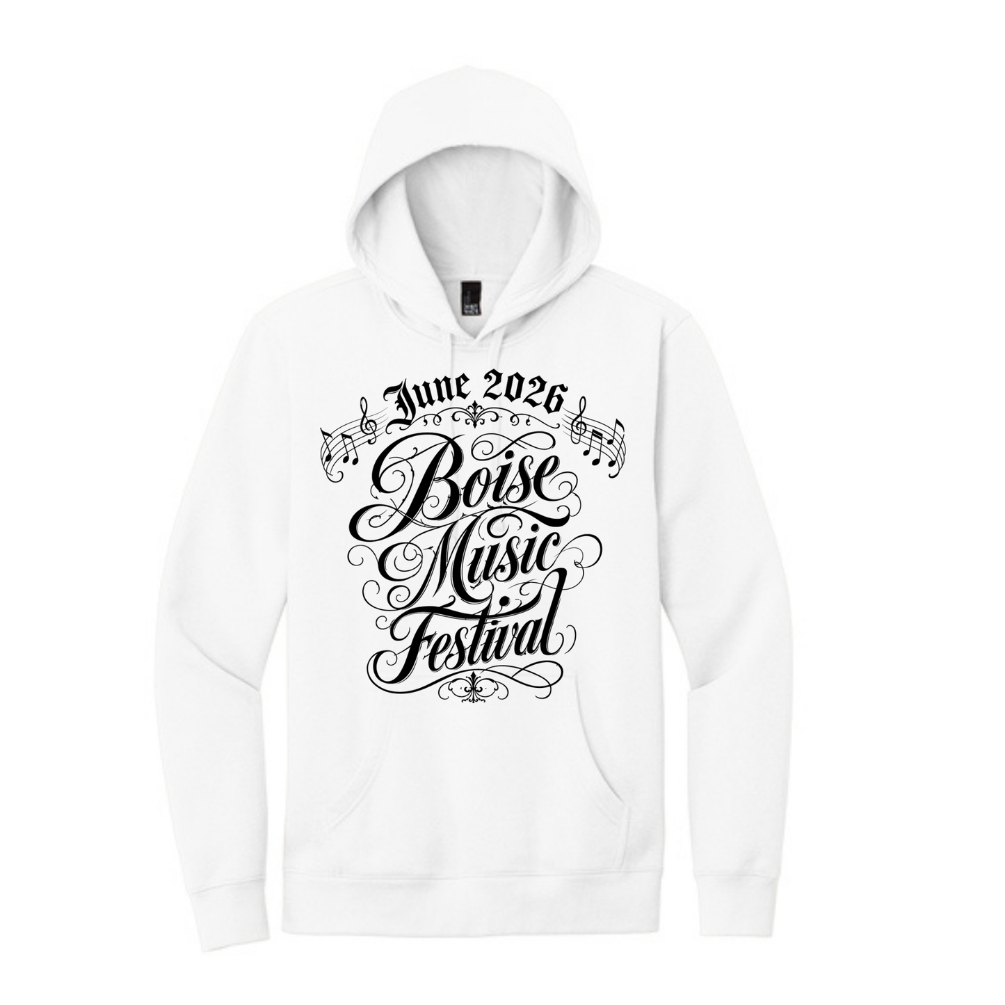 BMF 2026 - District® V.I.T.™ Fleece Hoodie - WHITE