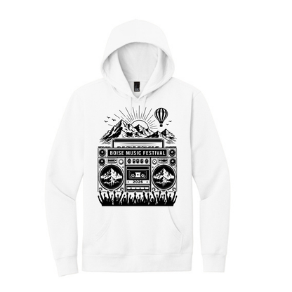 BMF 2026 - District® V.I.T.™ Fleece Hoodie - WHITE