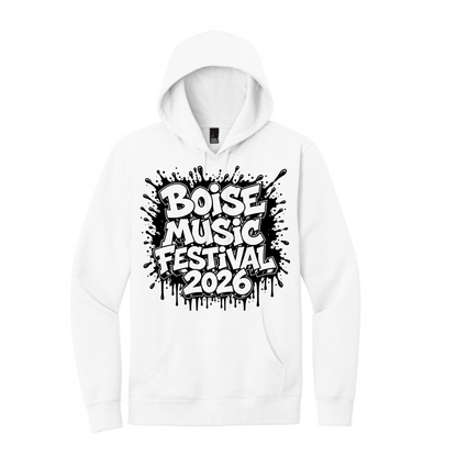 BMF 2026 - District® V.I.T.™ Fleece Hoodie - WHITE